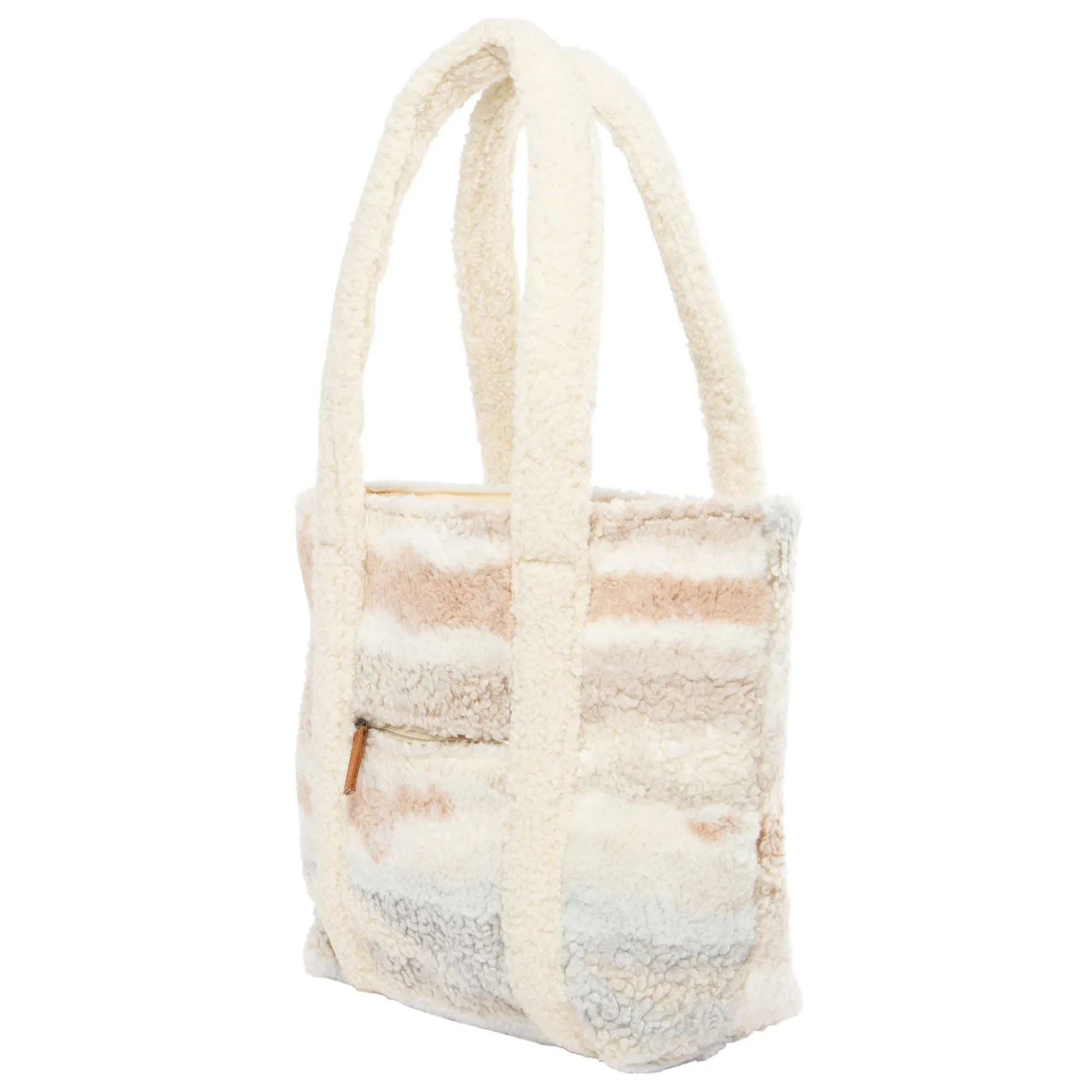Cuddle Up Faux Shearling Tote sold by San Diego Hat Company product image thumbnail 2