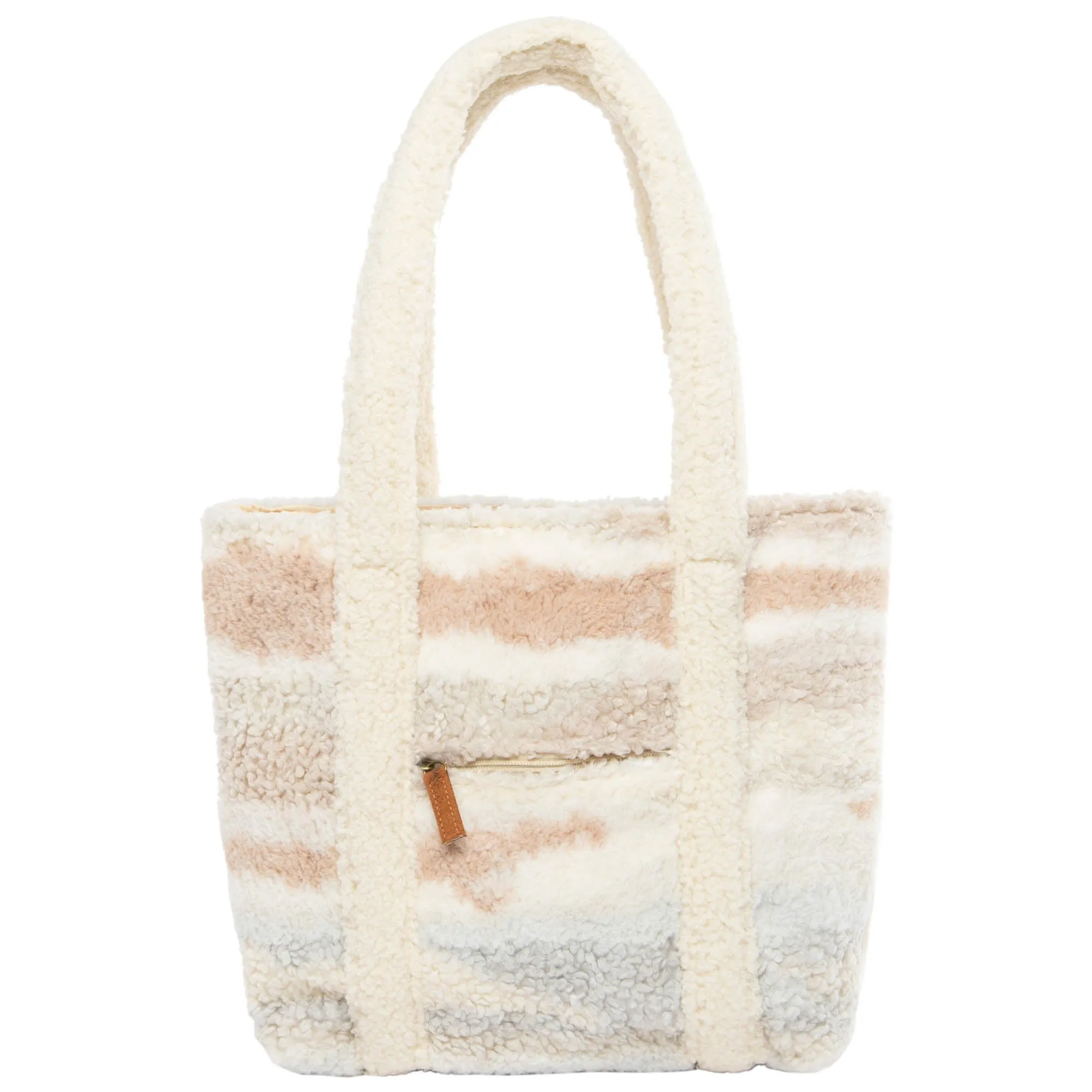 Cuddle Up Faux Shearling Tote sold by San Diego Hat Company
