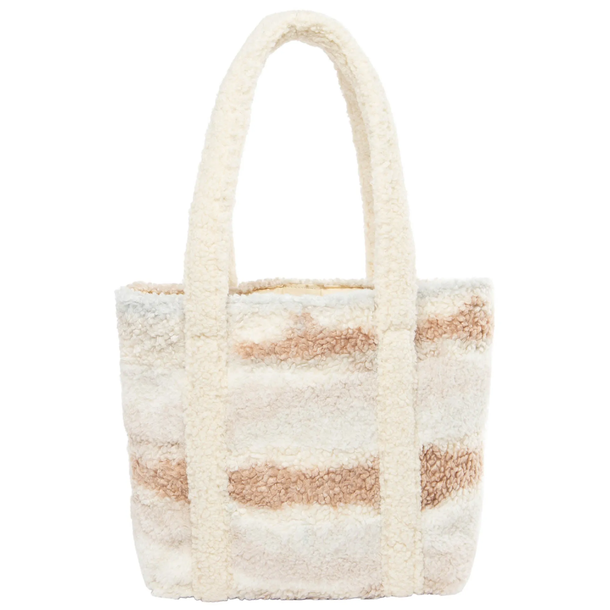 Cuddle Up Faux Shearling Tote sold by San Diego Hat Company product image thumbnail 3