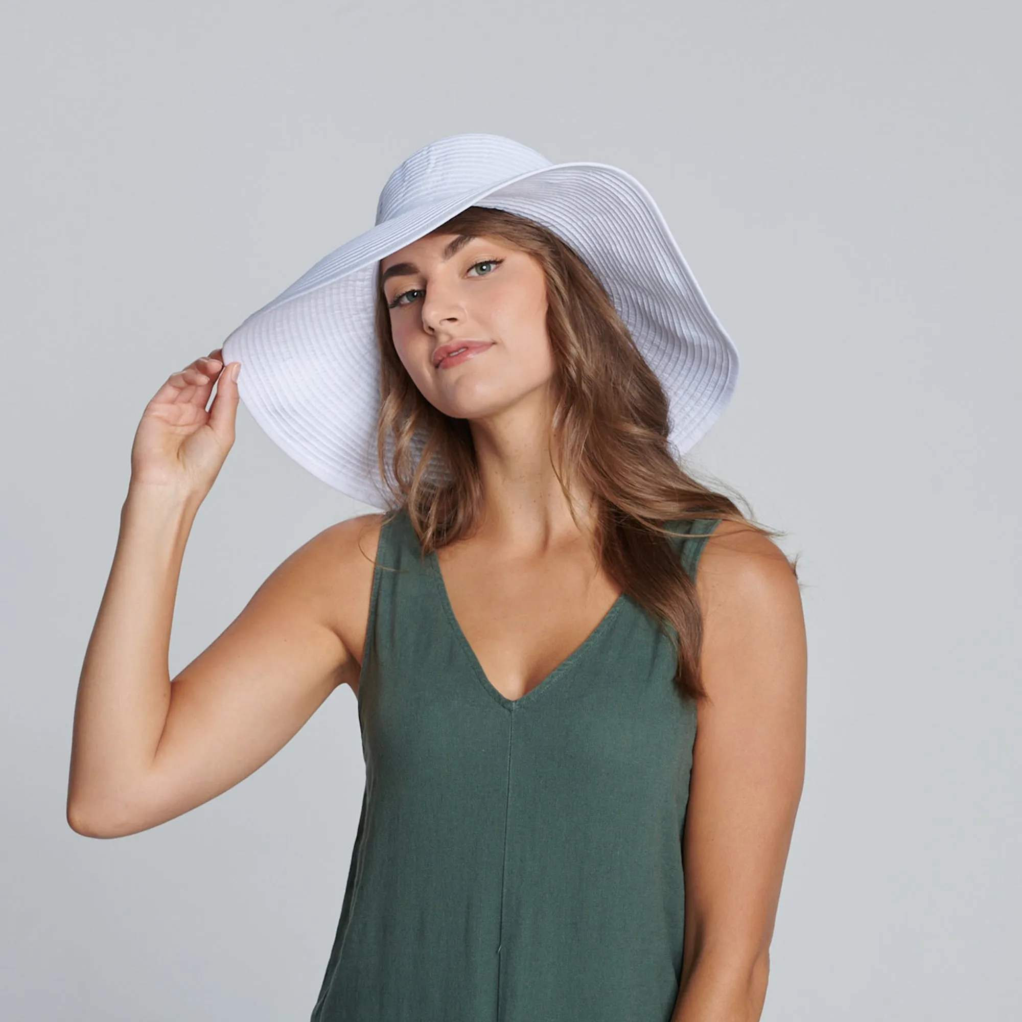 Women's Ribbon Braid Large Brim Hat sold by San Diego Hat Company product image thumbnail 4