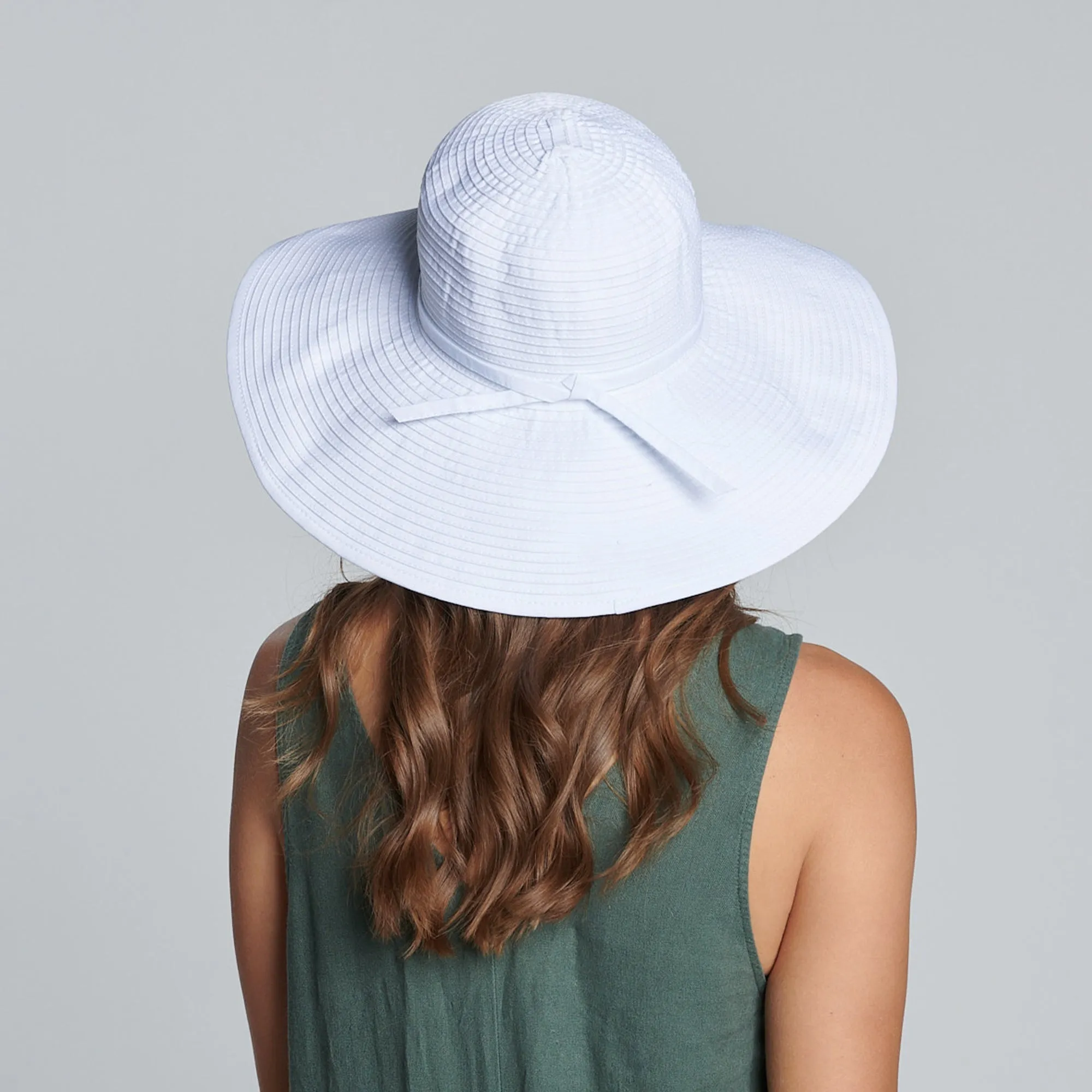 Women's Ribbon Braid Large Brim Hat sold by San Diego Hat Company product image thumbnail 2