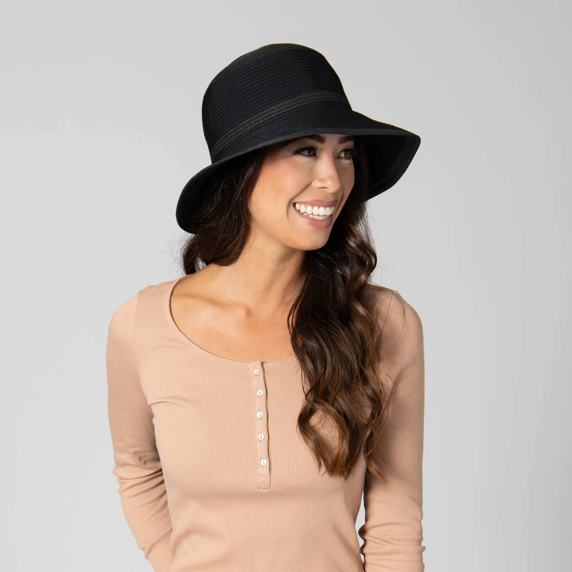 Women's Ribbon & Braided Bucket Hat sold by San Diego Hat Company product image thumbnail 5