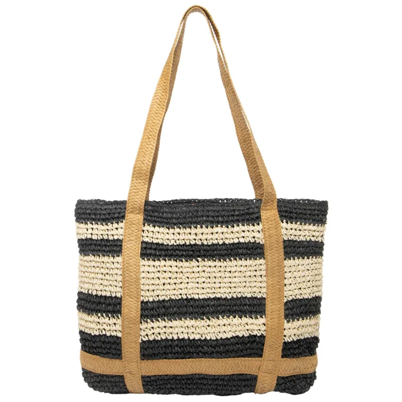 Day Trip - Woven Tote with hat Holder Straps sold by San Diego Hat Company