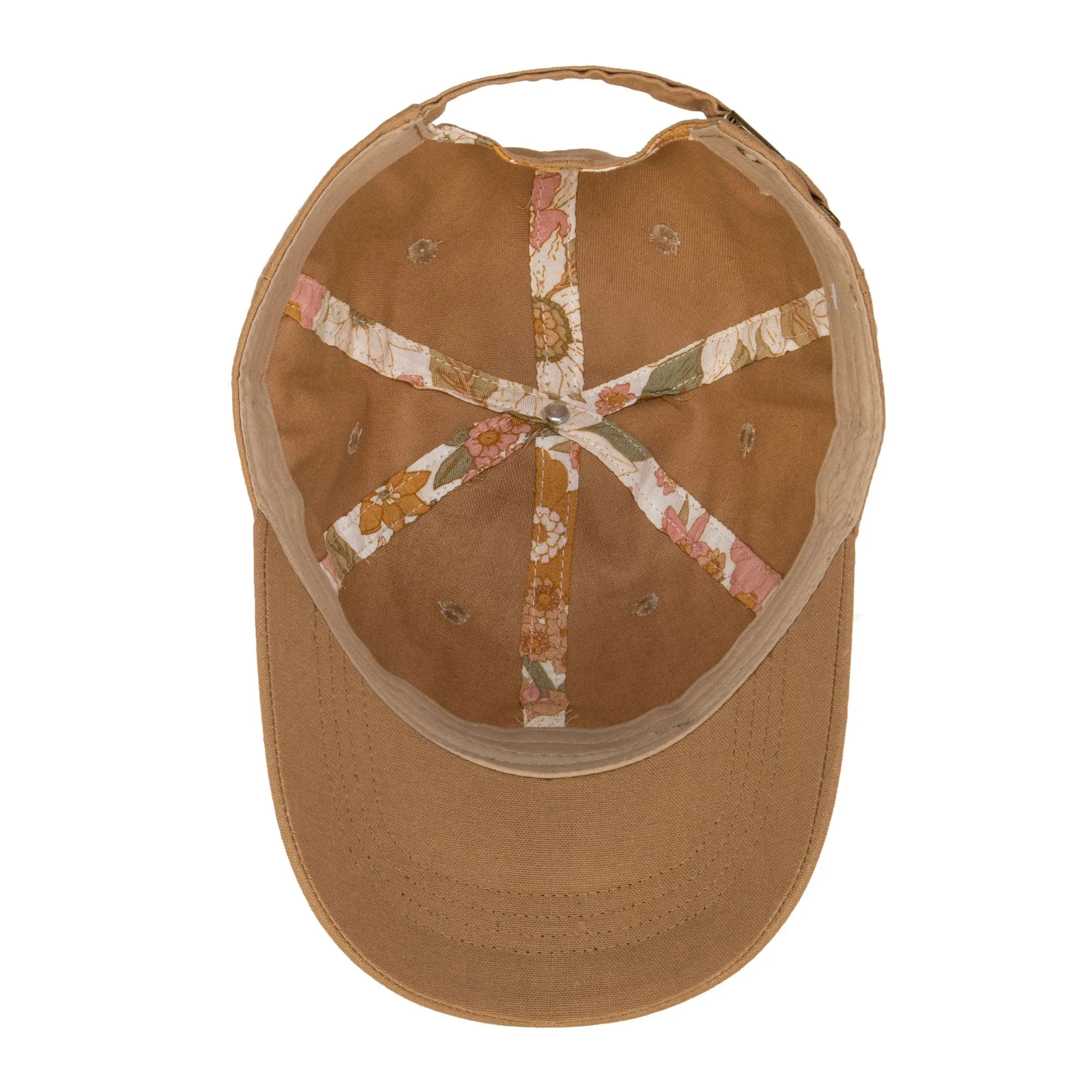 Partly Cloudy - Women's Cut and Sew Linen Ball Cap sold by San Diego Hat Company product image thumbnail 5