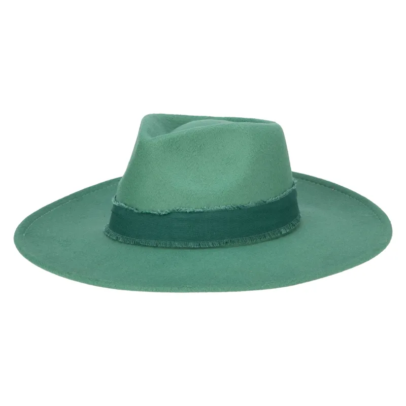 Women's Faux Felt Fedora sold by San Diego Hat Company