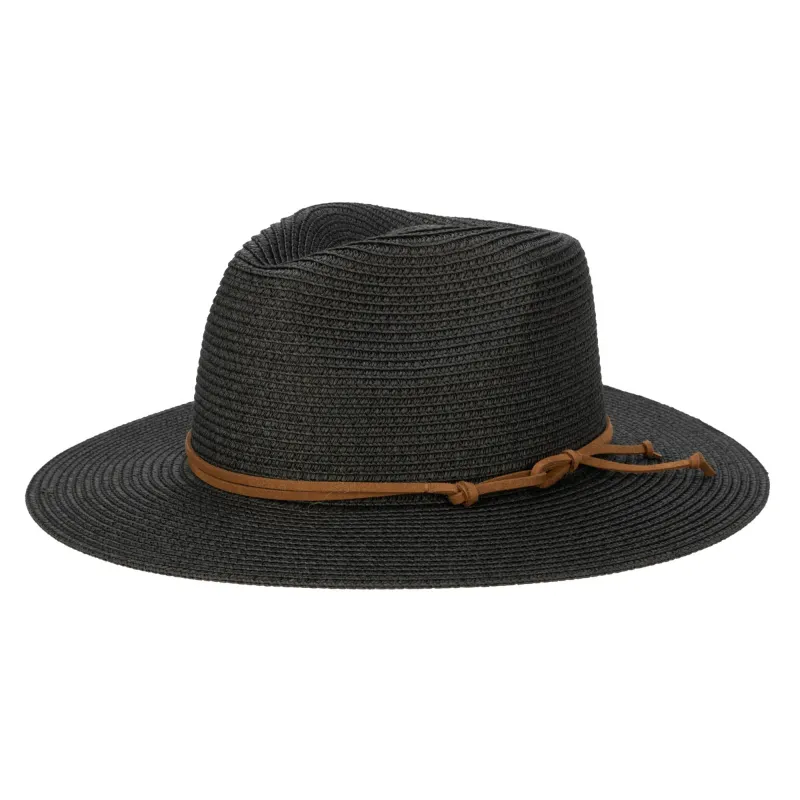 Men's Paperbraid Fedora With Faux Suede Looped Braid sold by San Diego Hat Company