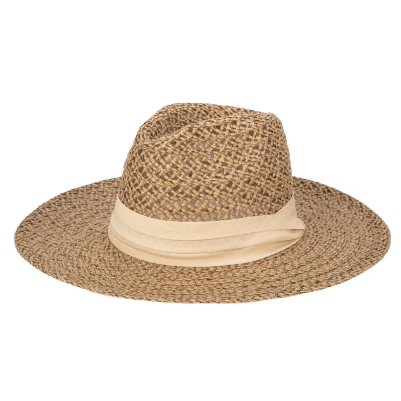 Well Crafted Fedora - Braided Hemp Fedora with Pleated Band sold by San Diego Hat Company
