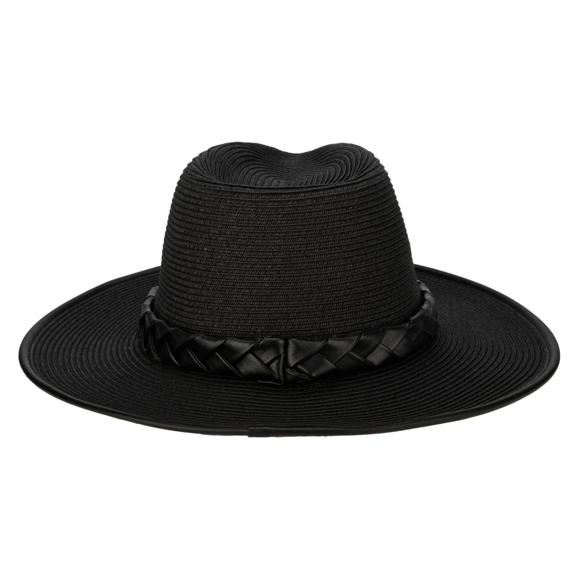Looker Fedora - Ultrabraided Fedora with Braided Faux Band sold by San Diego Hat Company product image thumbnail 3