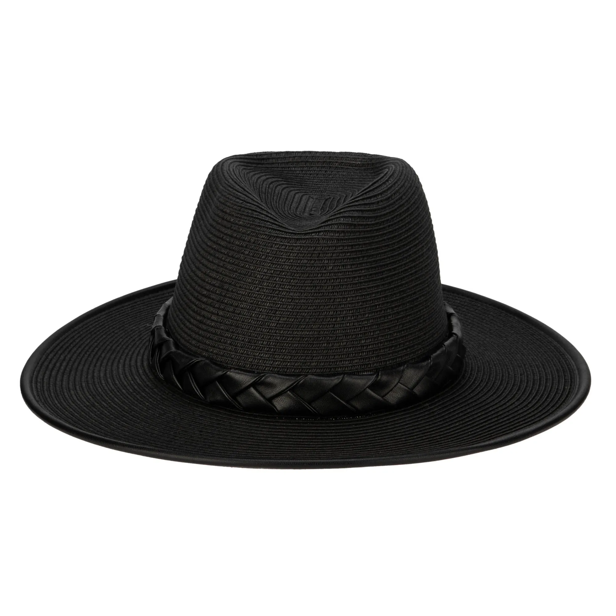 Looker Fedora - Ultrabraided Fedora with Braided Faux Band sold by San Diego Hat Company product image thumbnail 2