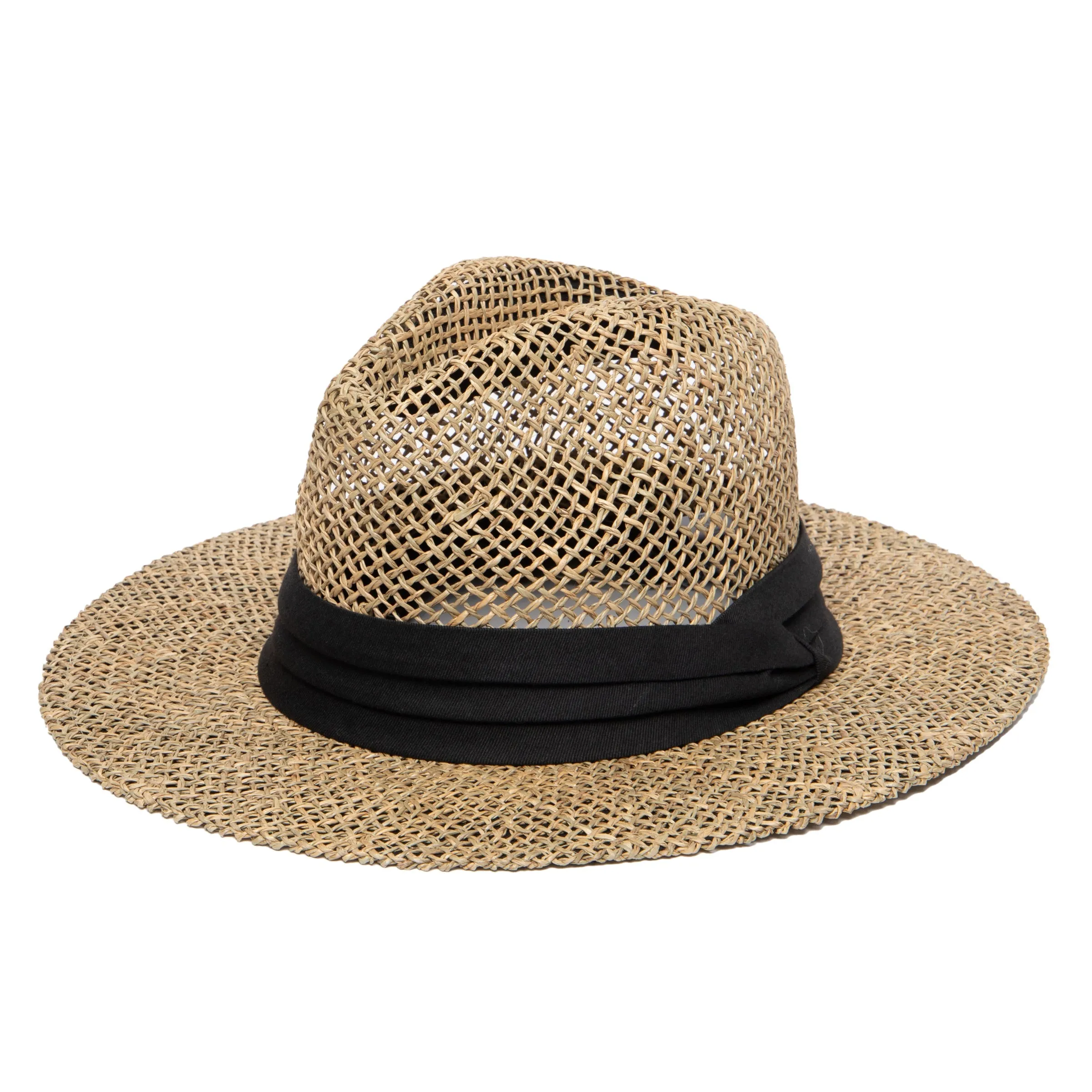 Mens Rush Straw Wide Brim Fedora sold by San Diego Hat Company