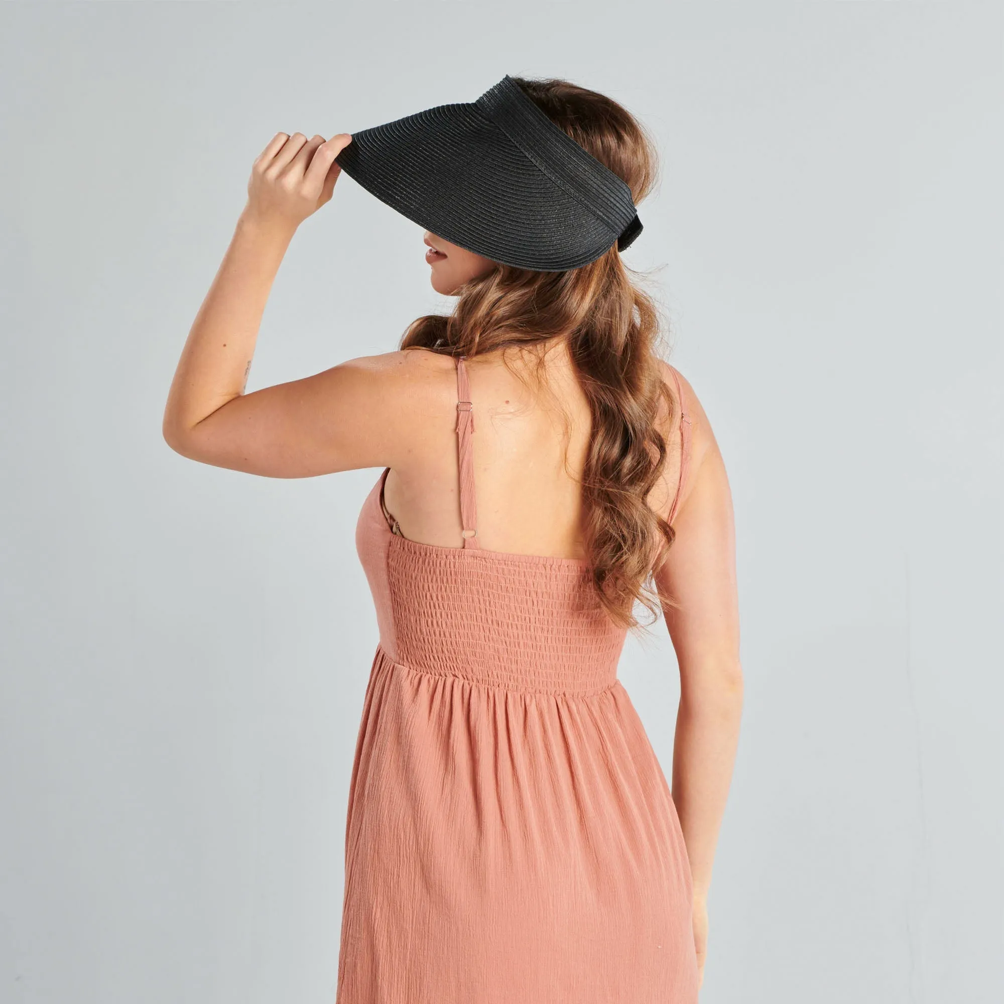 Womens Ultrabraid Large Bill Visor sold by San Diego Hat Company product image thumbnail 4