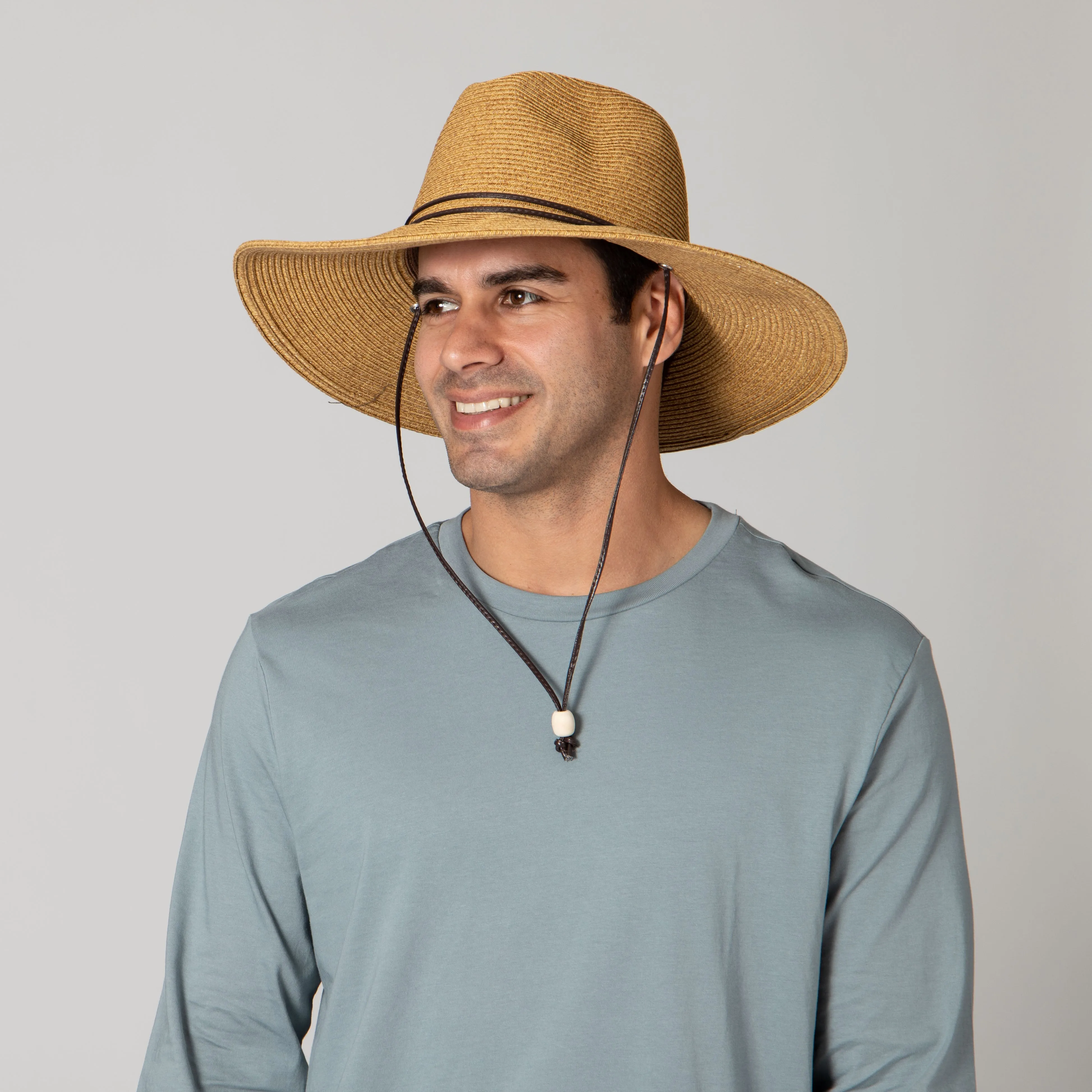 El Campo 4" Brim Sun Hat - UPF50 Sun Protection with Chin Cord - San Diego Hat Co. sold by San Diego Hat Company product image thumbnail 5
