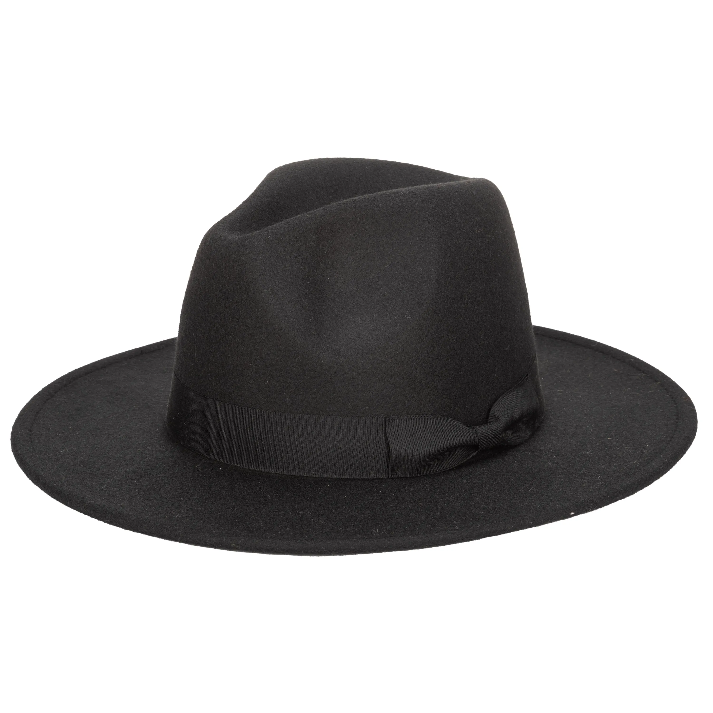 Men's Faux Felt Fedora With Grosgrain sold by San Diego Hat Company