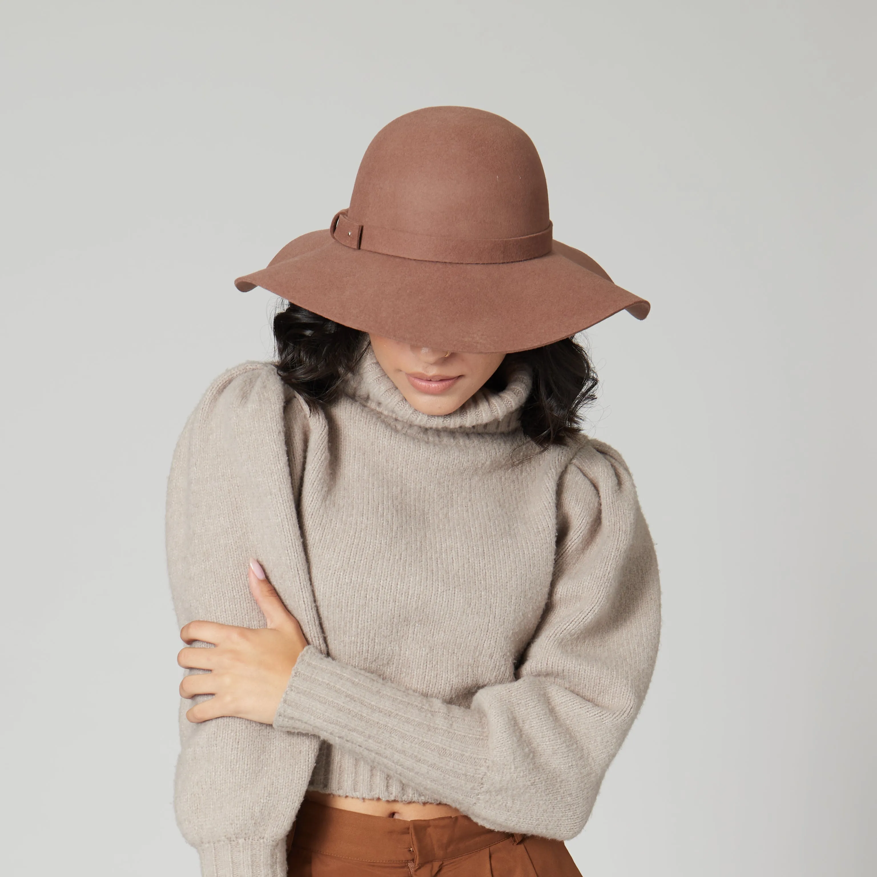 Beyond The Prairie - Women's Packable Floppy Hat with Felt Band sold by San Diego Hat Company product image thumbnail 4