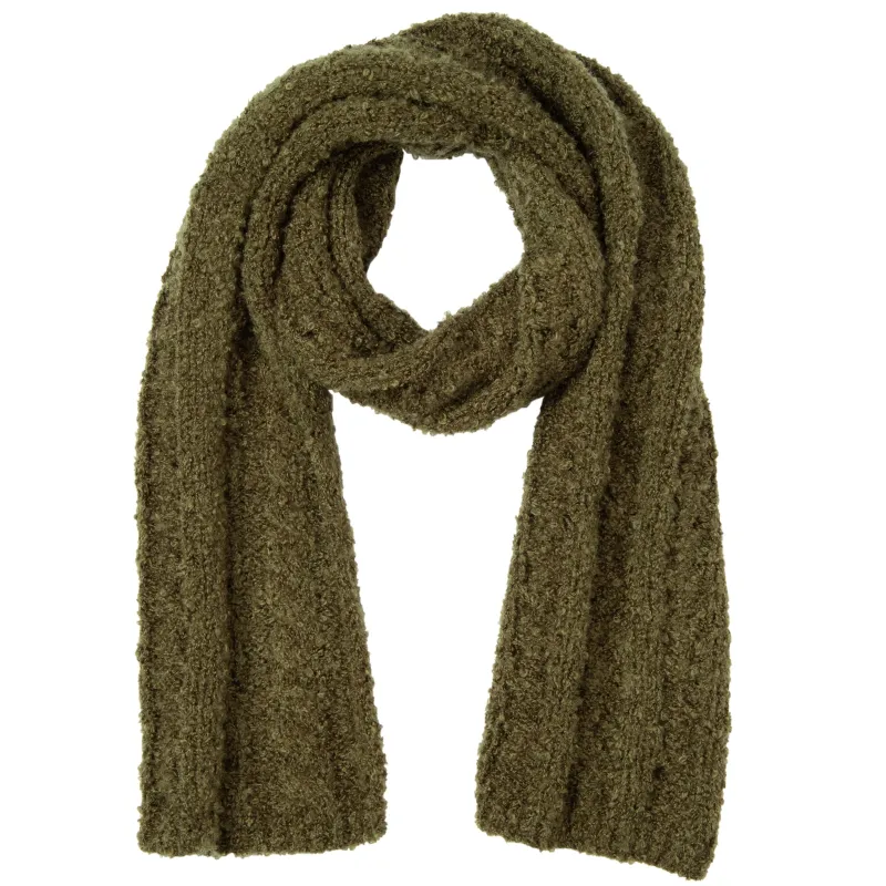 Hayride - Boucle Cable Knit Scarf sold by San Diego Hat Company