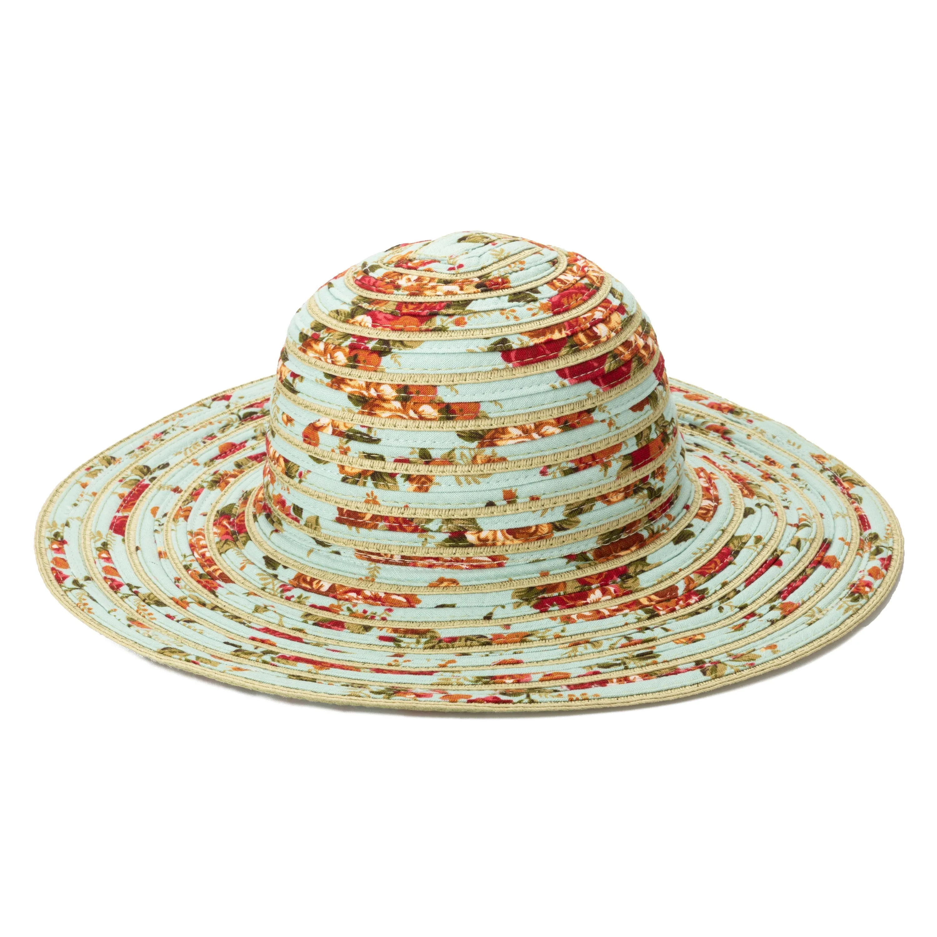 Women's Novelty Ribbon & Paperbraid Sun Hat sold by San Diego Hat Company product image thumbnail 2