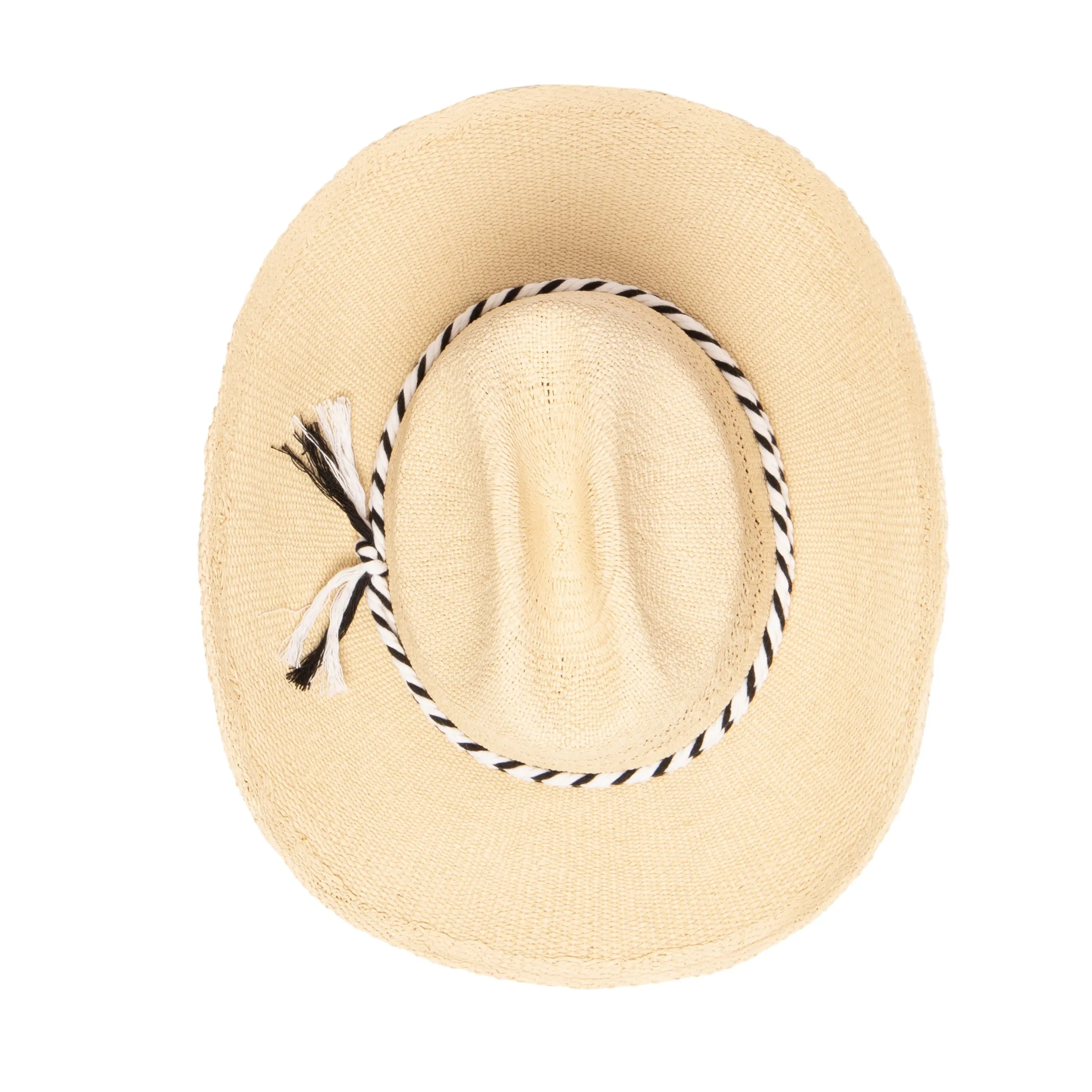 Women's Woven Cowboy With 2 Tone Cotton Band sold by San Diego Hat Company product image thumbnail 5