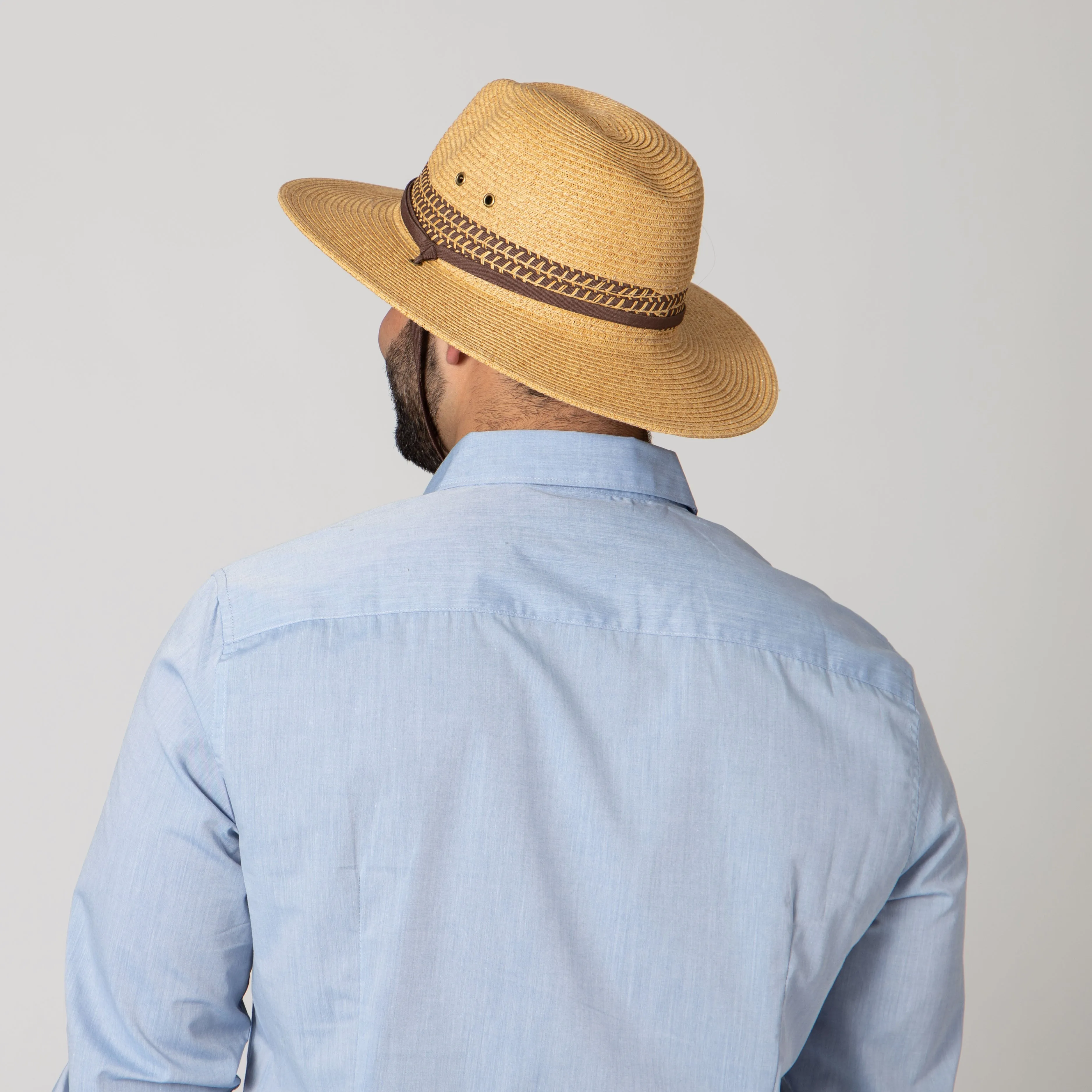 Men's Ultrabraid Outback With Chin Cord and Toggle sold by San Diego Hat Company product image thumbnail 3