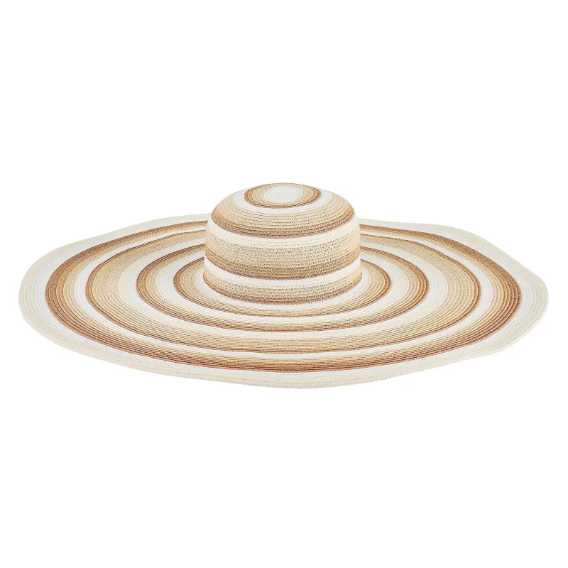 Day Off - Multi Striped Round Crown Floppy sold by San Diego Hat Company