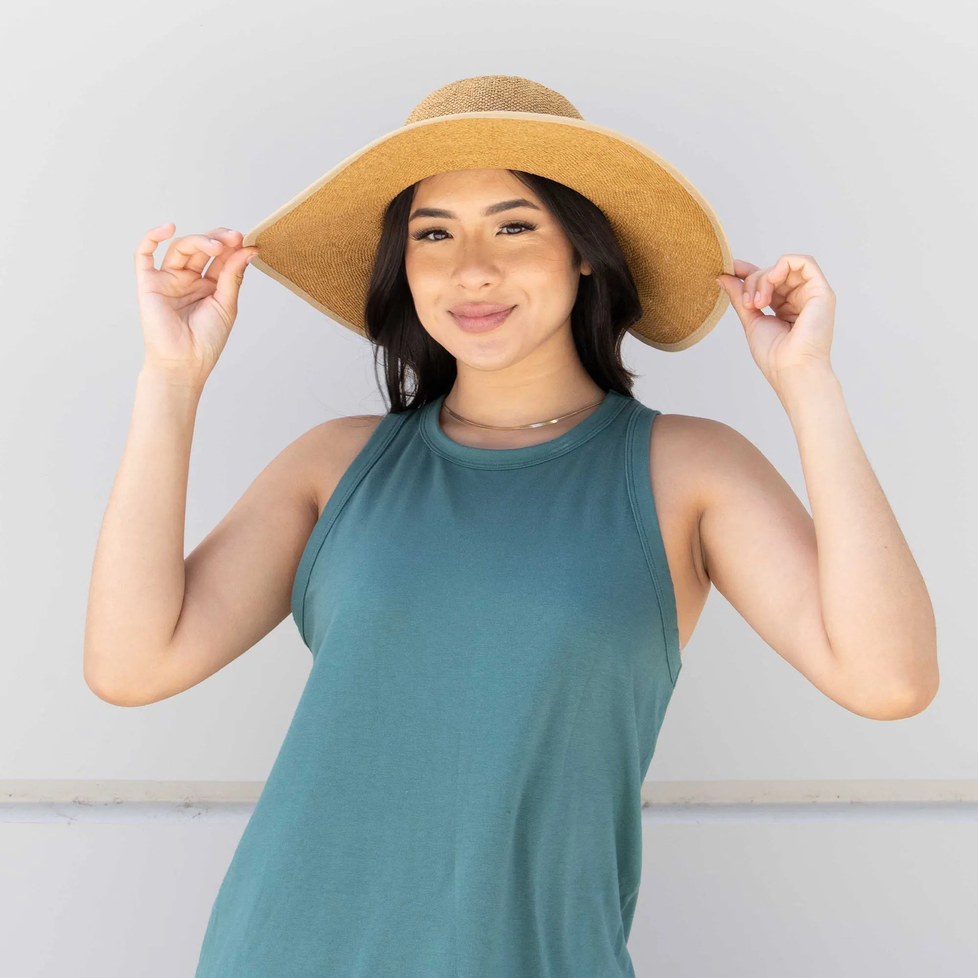 Women's Woven Paper Face Saver w/ Scarf Tie sold by San Diego Hat Company product image thumbnail 4