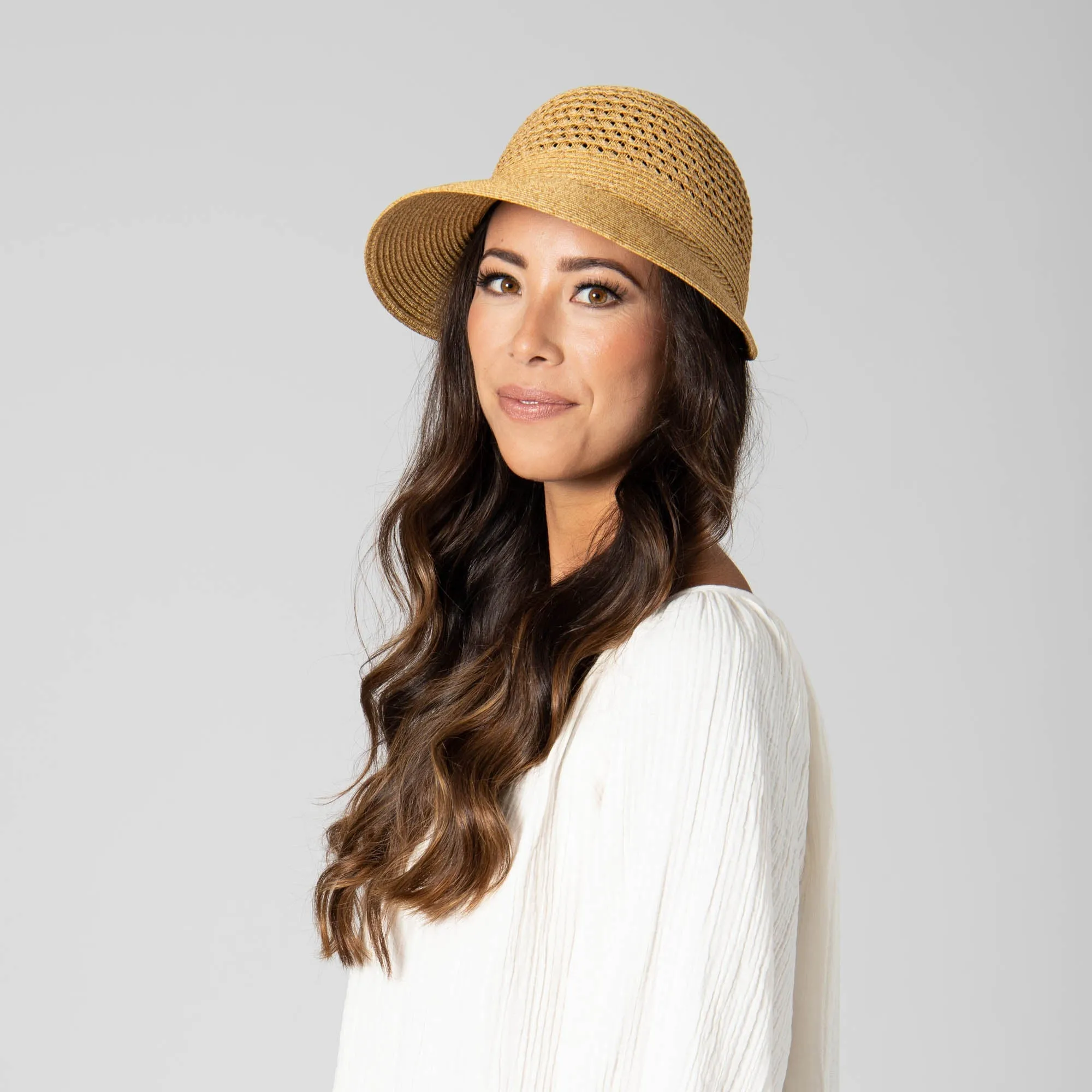 Women's Face Saver Cap sold by San Diego Hat Company product image thumbnail 3