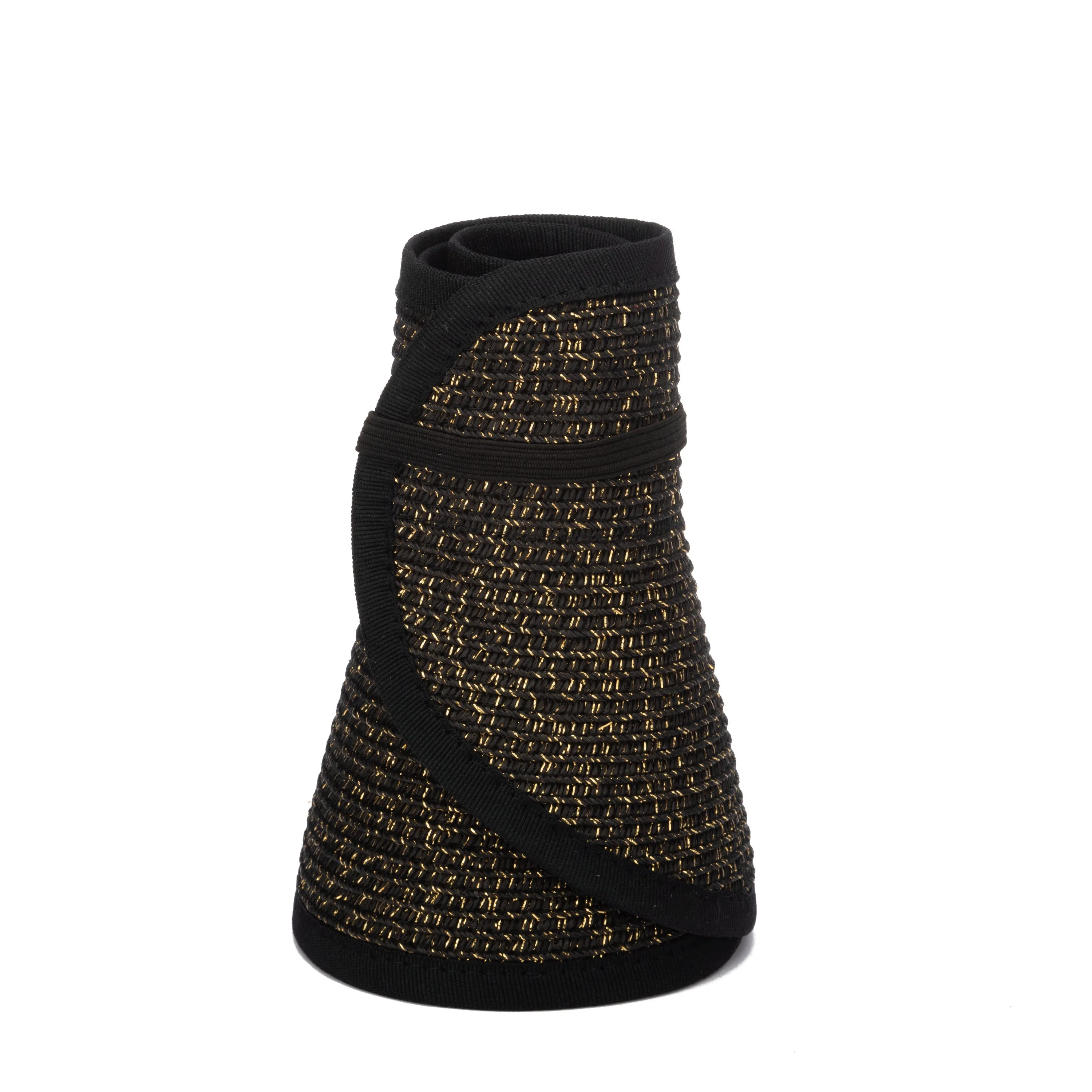 Shimmer - Ultrabraid Mini Roll Up Visor W/ Gold Lurex sold by San Diego Hat Company product image thumbnail 2