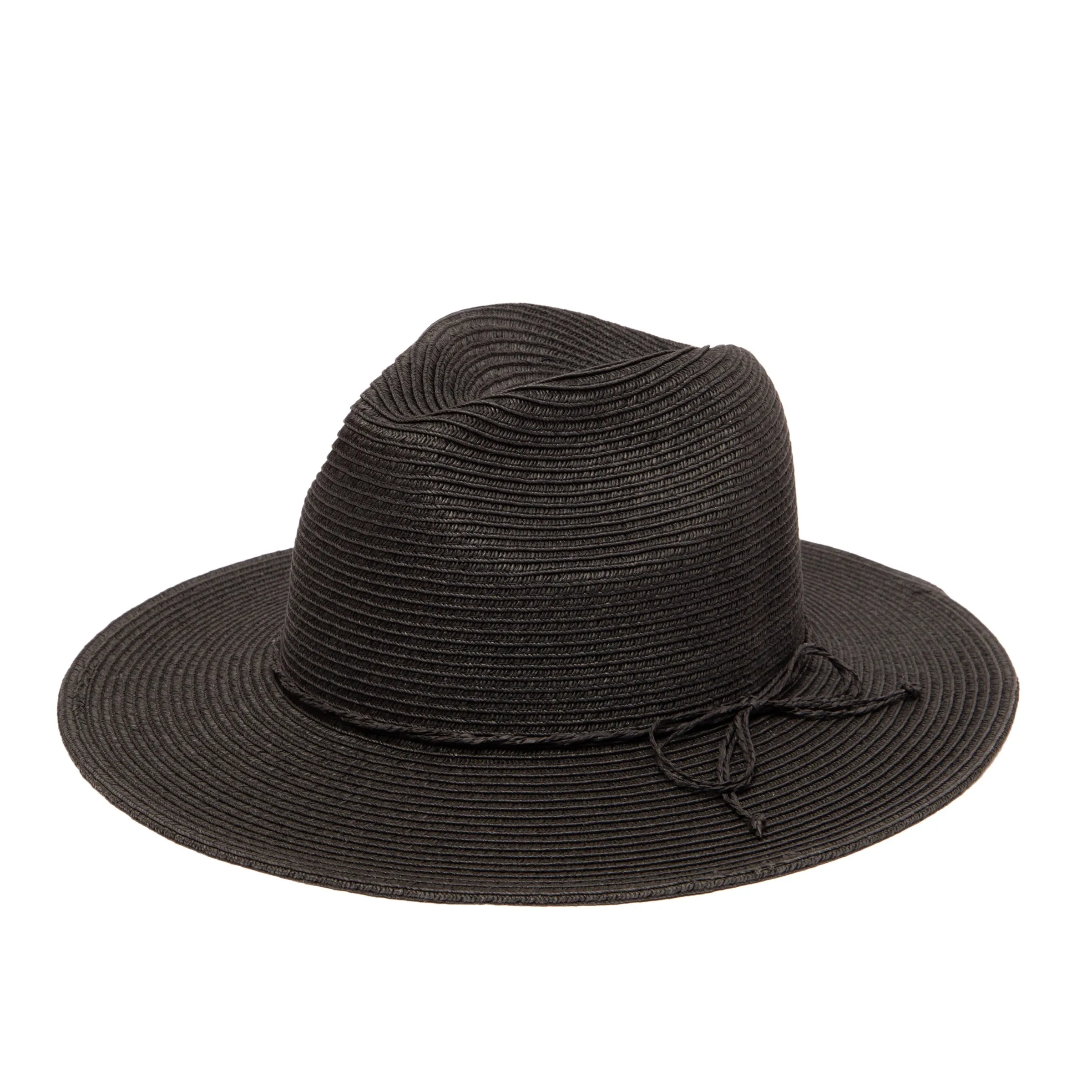Women's Water Repellent Fedora with Tie sold by San Diego Hat Company product image thumbnail 5