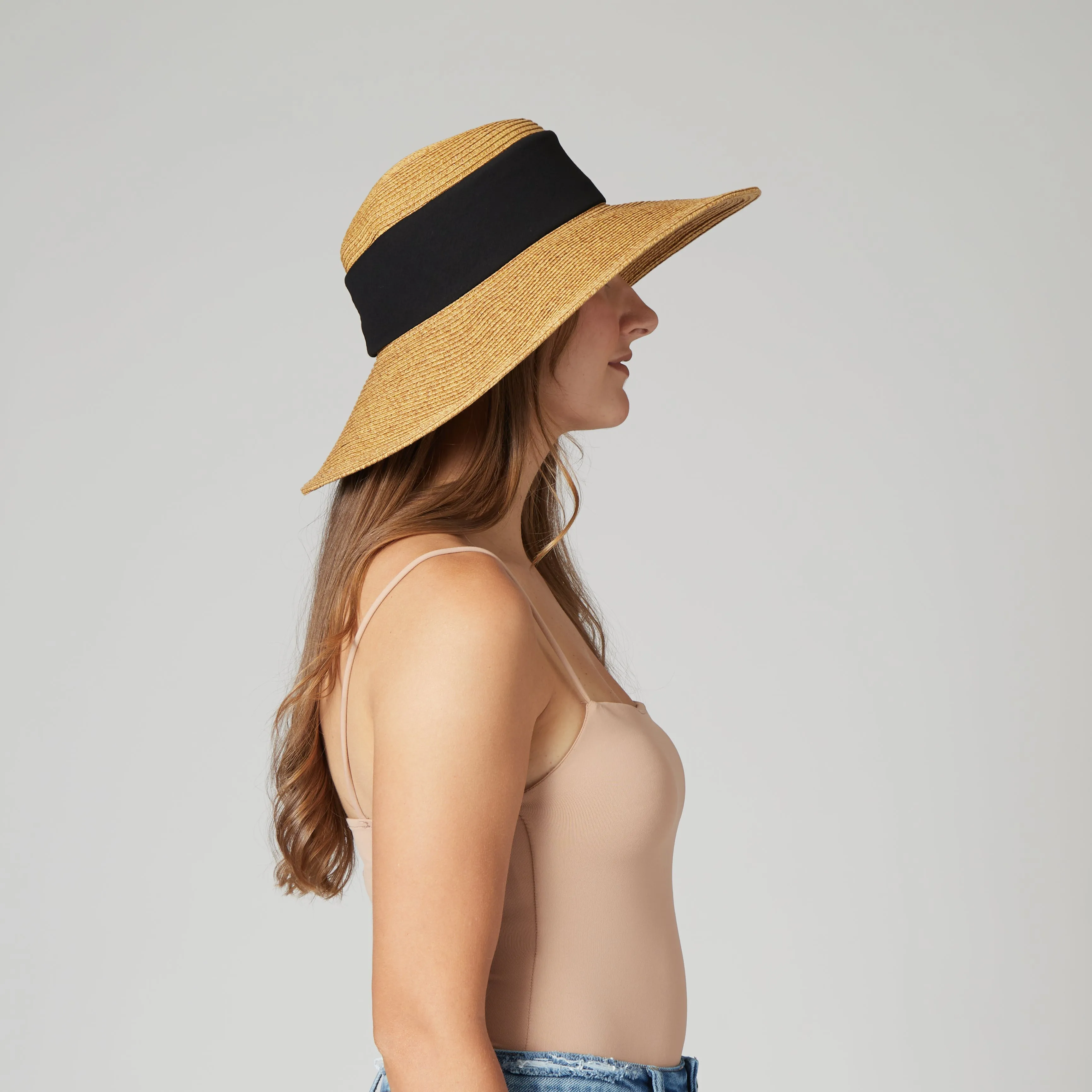 Women's Collapsible Crown Sun Hat sold by San Diego Hat Company product image thumbnail 5