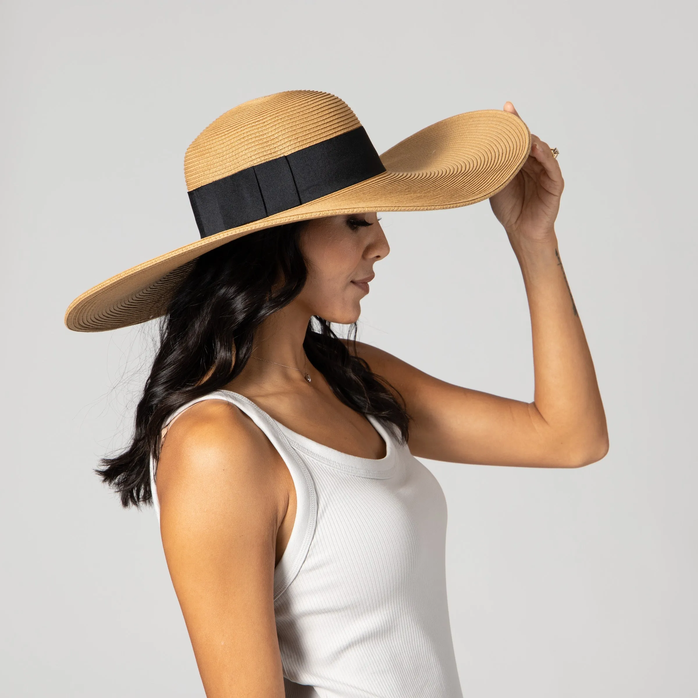 The Glam Floppy - Women's Large Brim Hat sold by San Diego Hat Company product image thumbnail 2