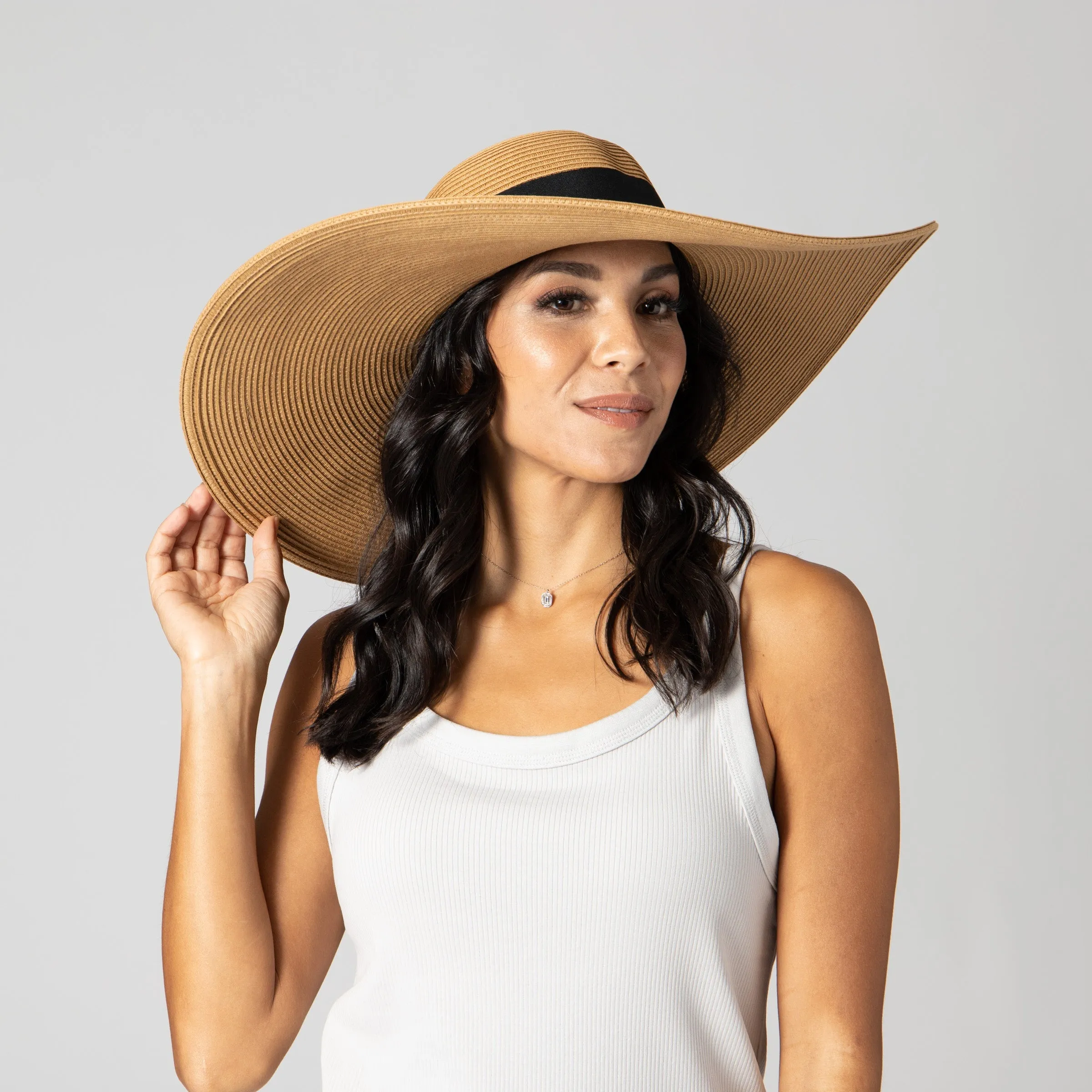The Glam Floppy - Women's Large Brim Hat sold by San Diego Hat Company product image thumbnail 3