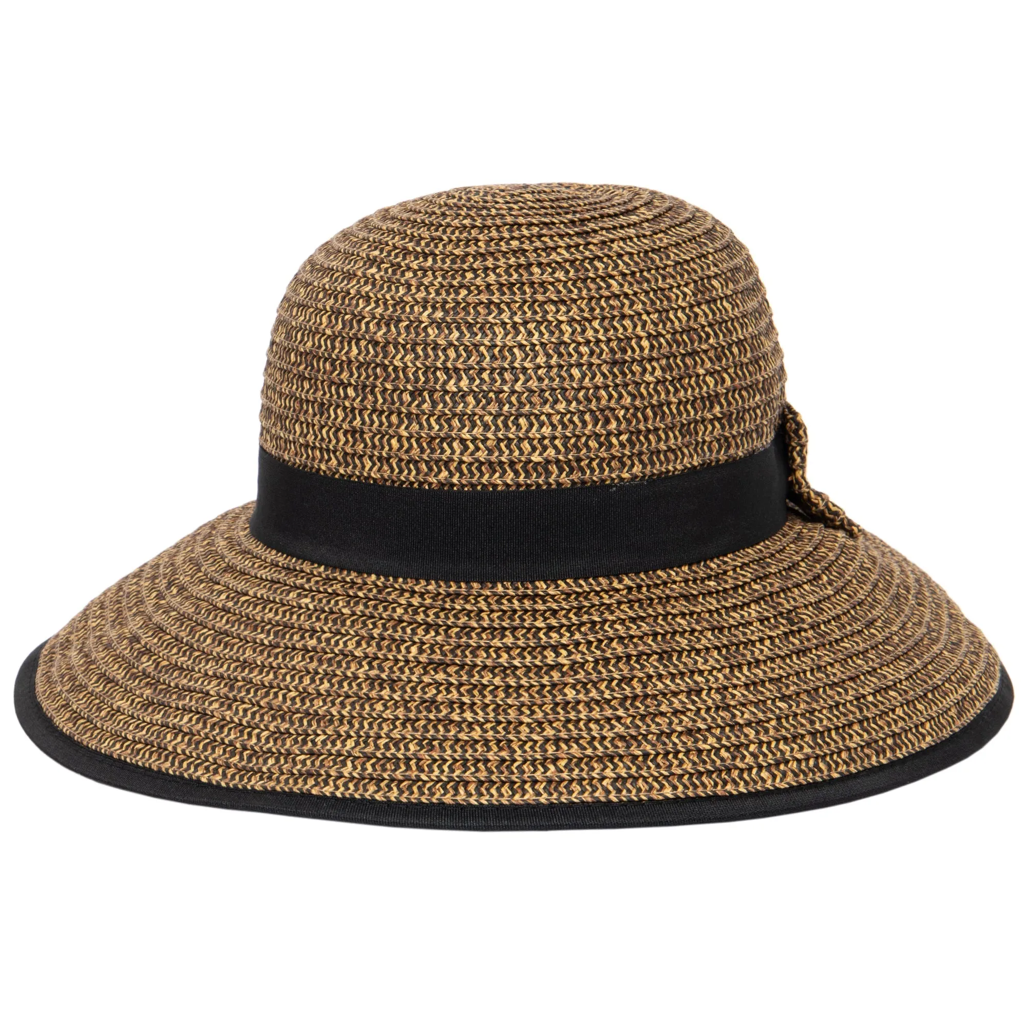 Women's Contrasting Edged Sun Brim Hat with Back Bow sold by San Diego Hat Company product image thumbnail 5