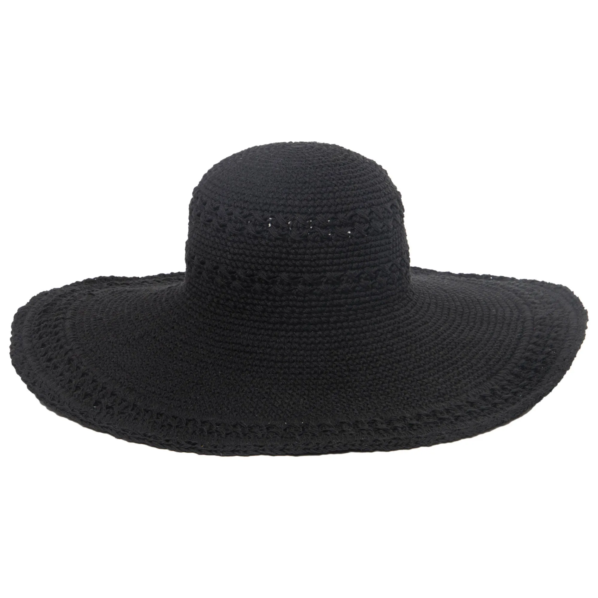 Women's Oversized Brim Crochet w/ Scalloped Edge sold by San Diego Hat Company product image thumbnail 2