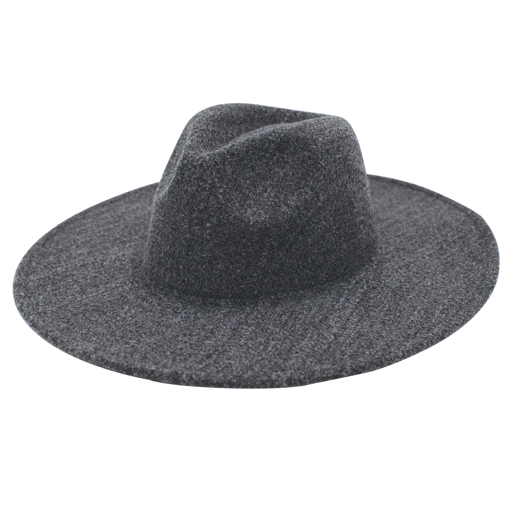 Women's Faux Felt Wide Brim Fedora sold by San Diego Hat Company