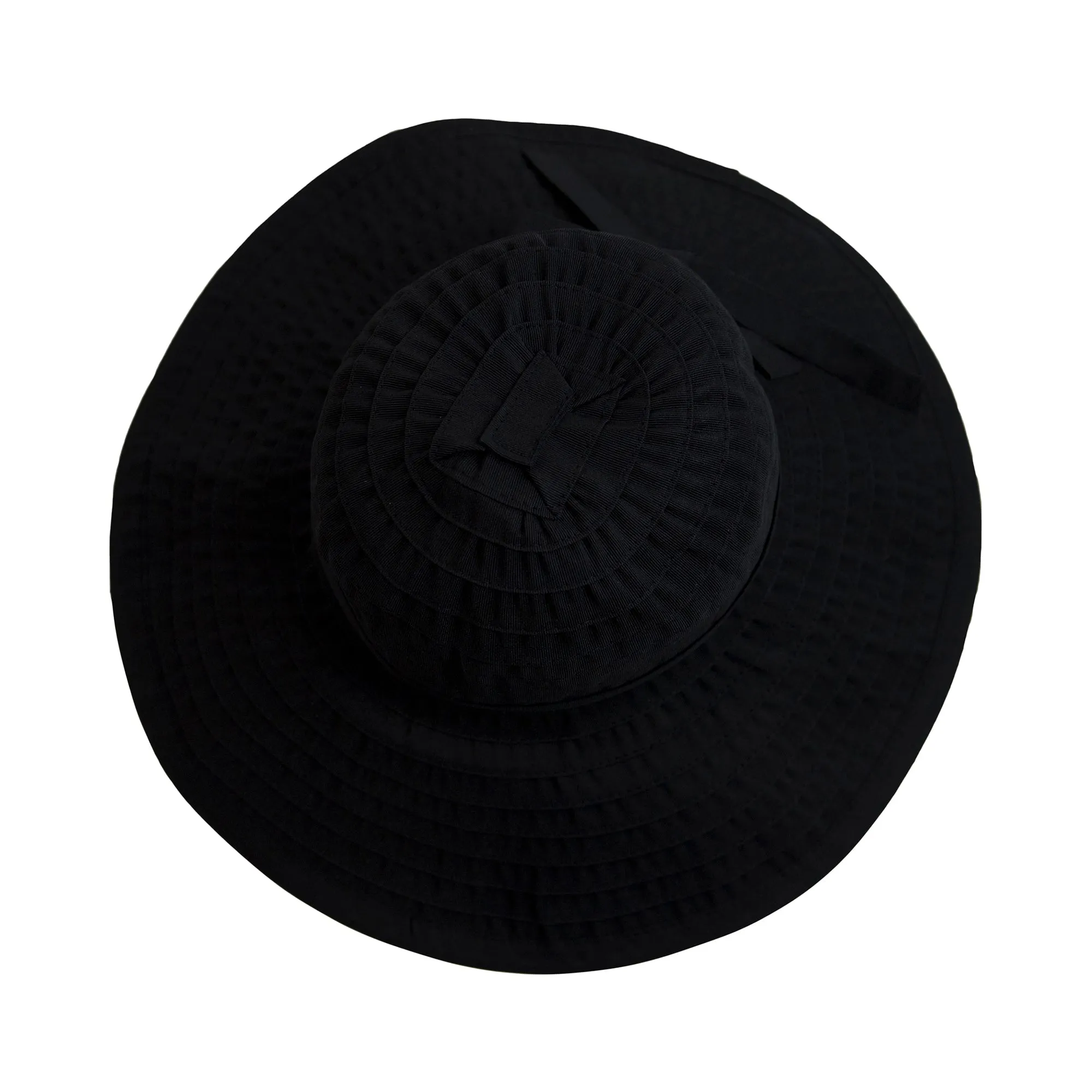 Women's Large Brim Ribbon Hat with a Bow sold by San Diego Hat Company product image thumbnail 5