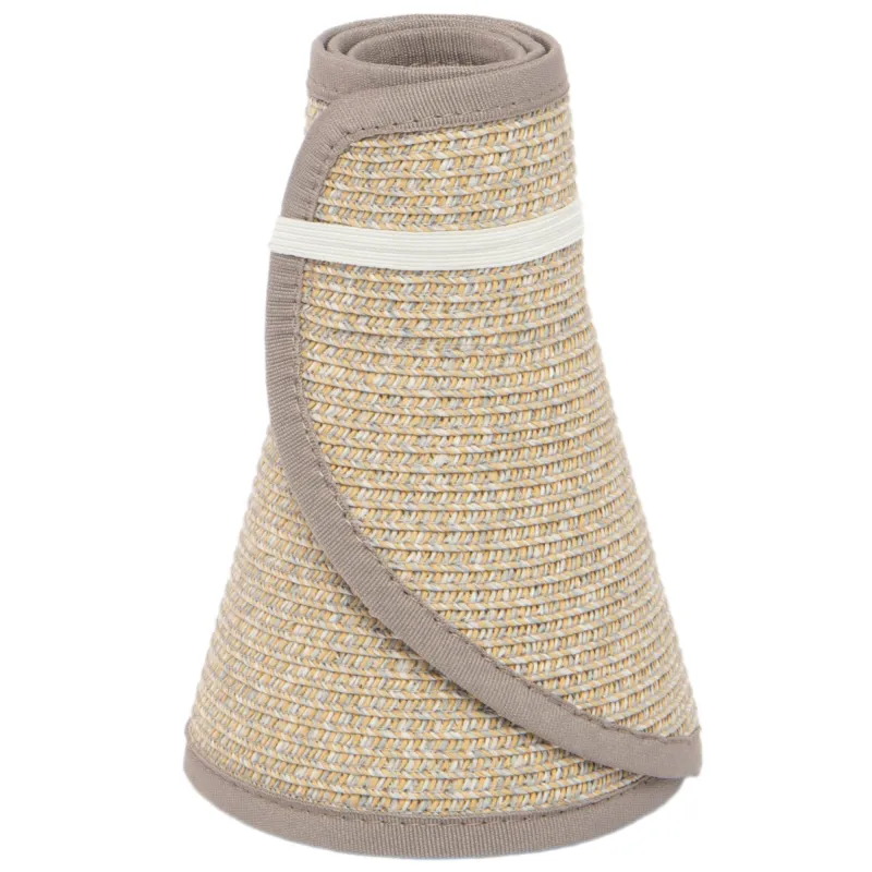 San Diego Hat Company's Signature Women's Ultrabraid Large Brim Visor sold by San Diego Hat Company