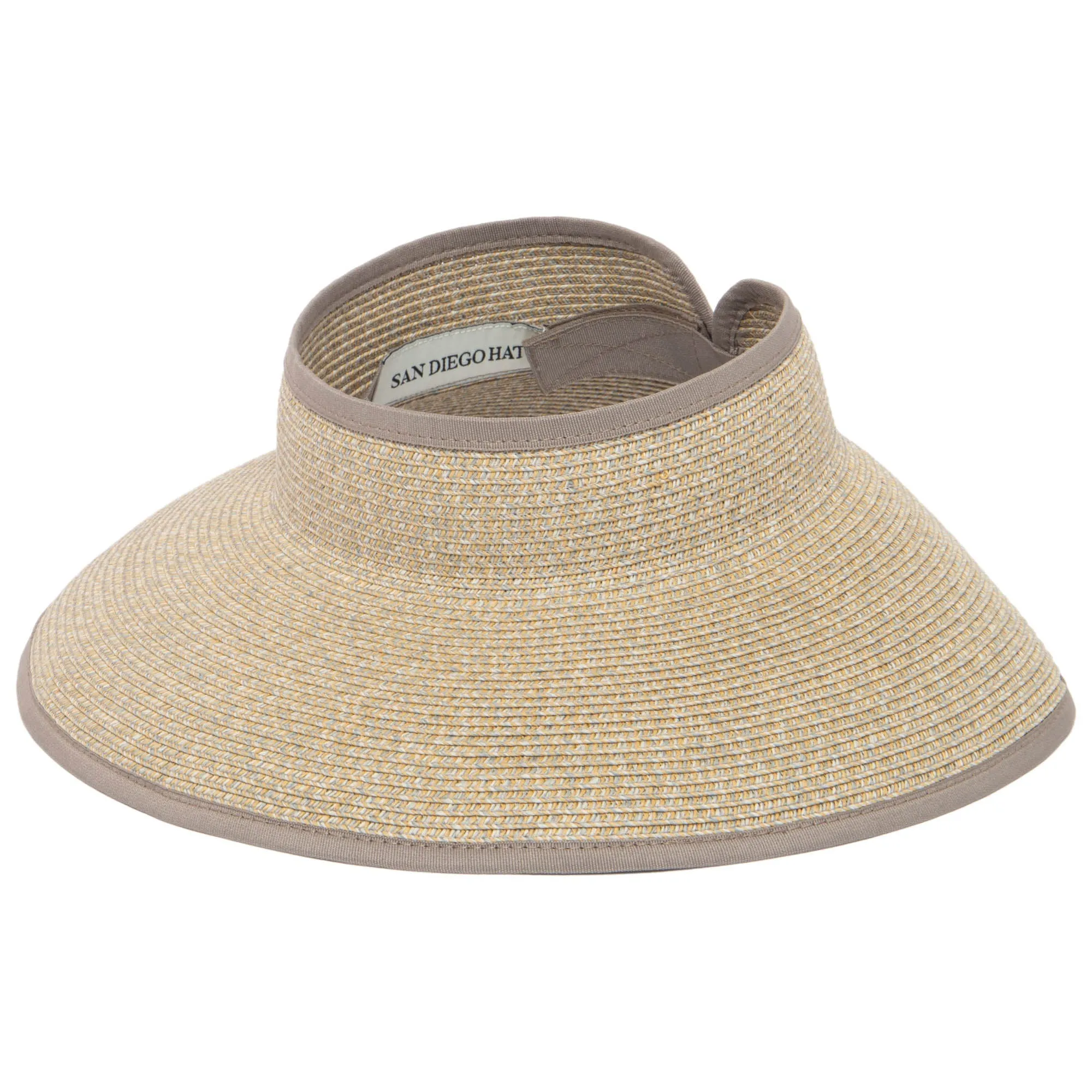 San Diego Hat Company's Signature Women's Ultrabraid Large Brim Visor sold by San Diego Hat Company product image thumbnail 2