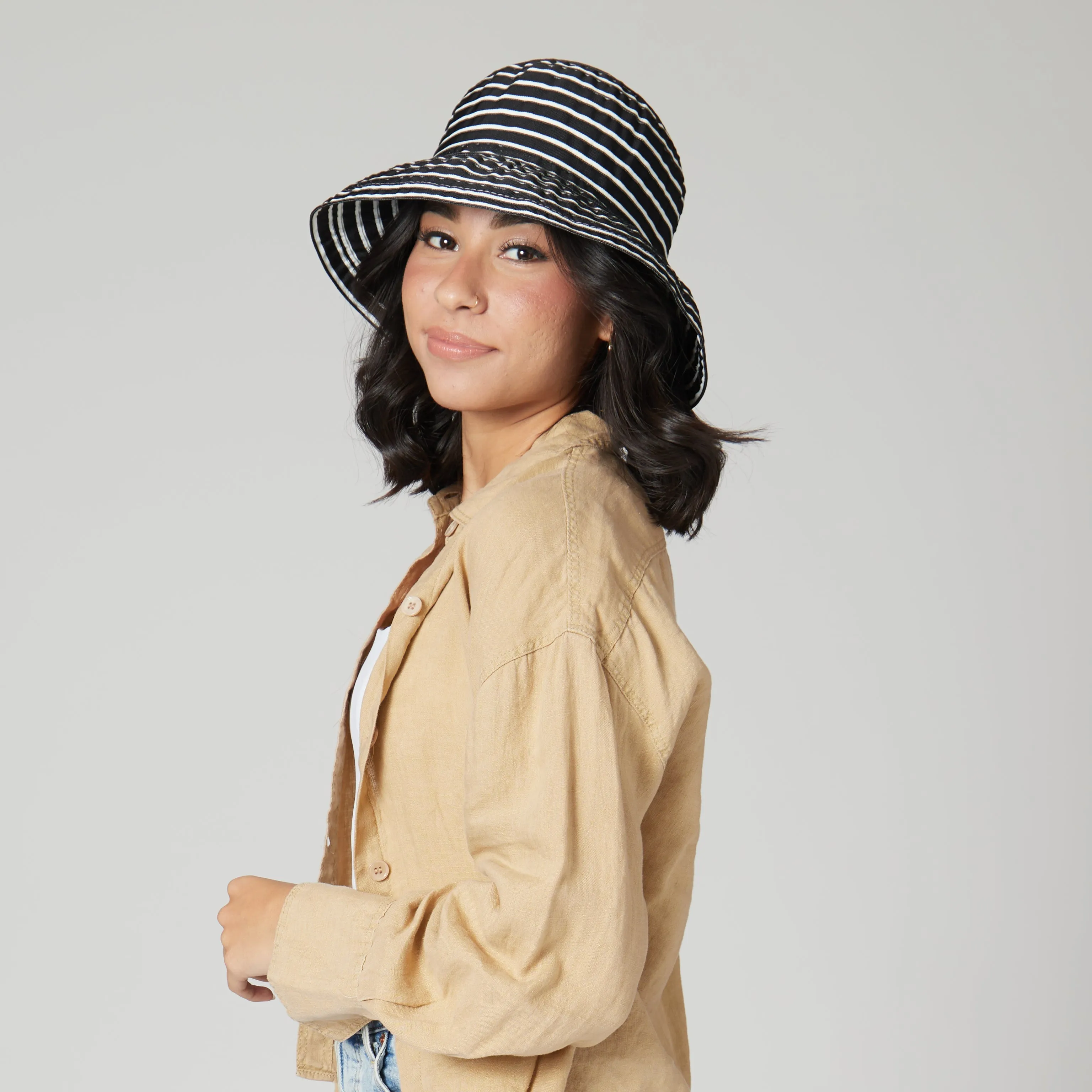 Women's Small Brim Ribbon Floppy sold by San Diego Hat Company product image thumbnail 3