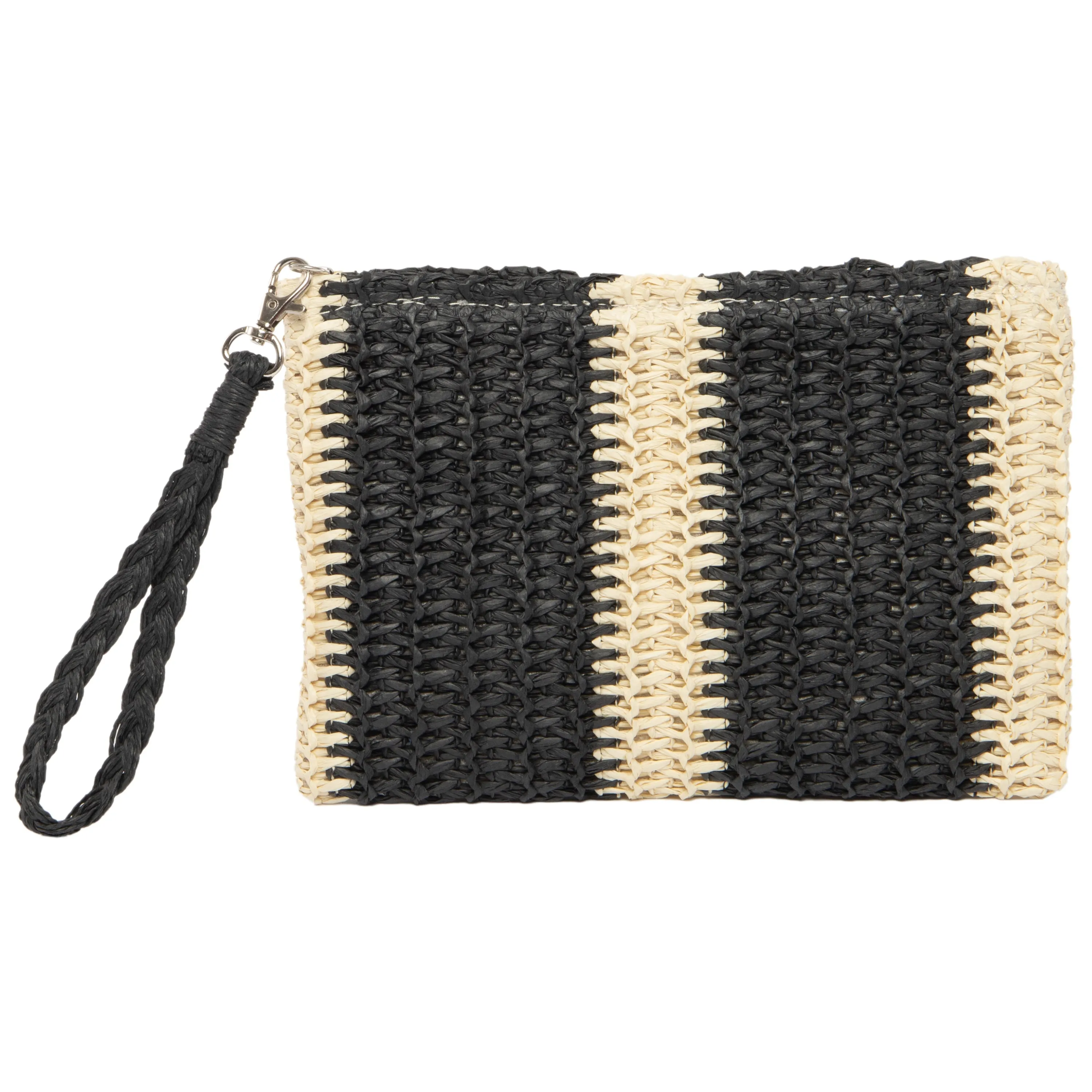 Mercado - Striped Crochet Tote with Matching Pouch sold by San Diego Hat Company product image thumbnail 4
