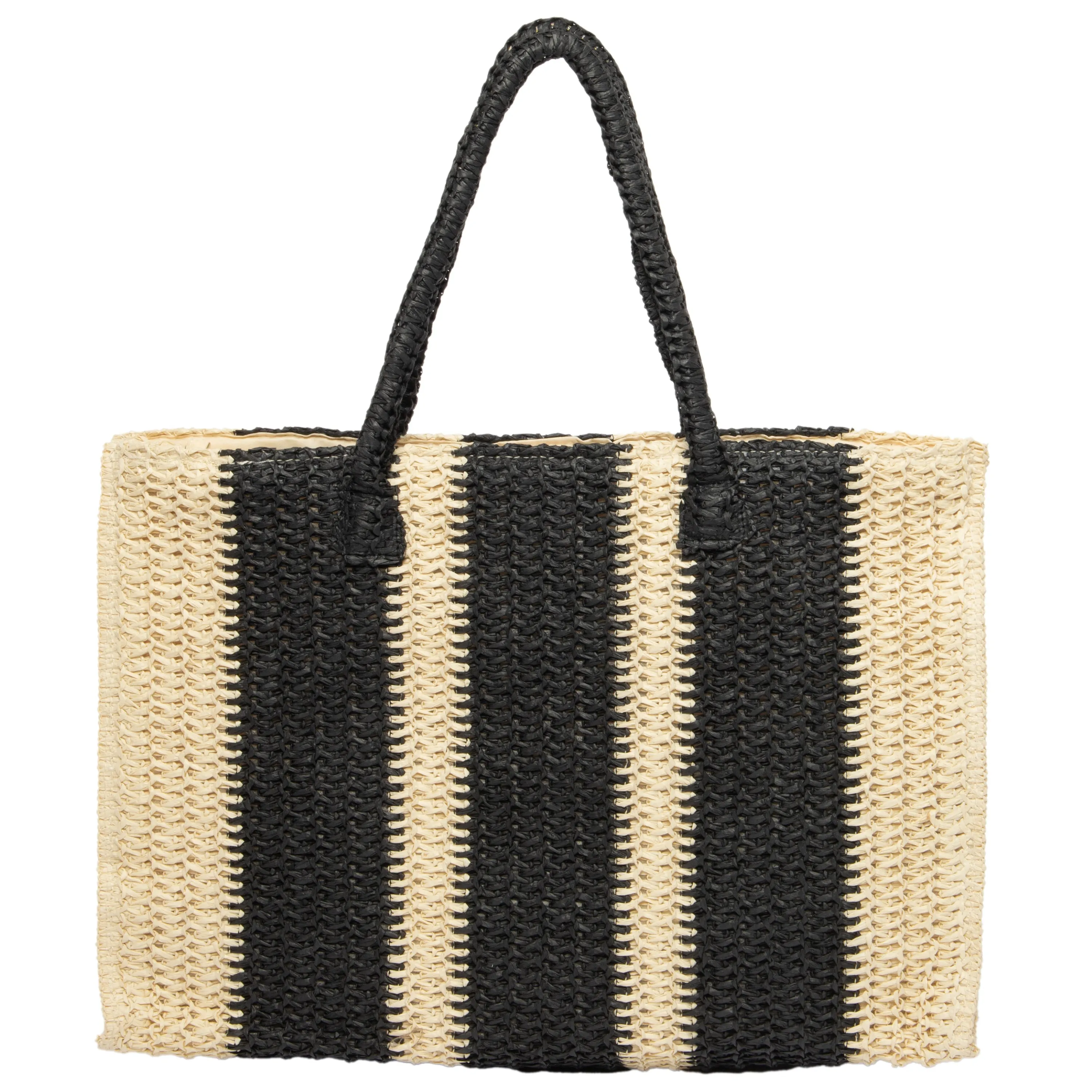 Mercado - Striped Crochet Tote with Matching Pouch sold by San Diego Hat Company product image thumbnail 2
