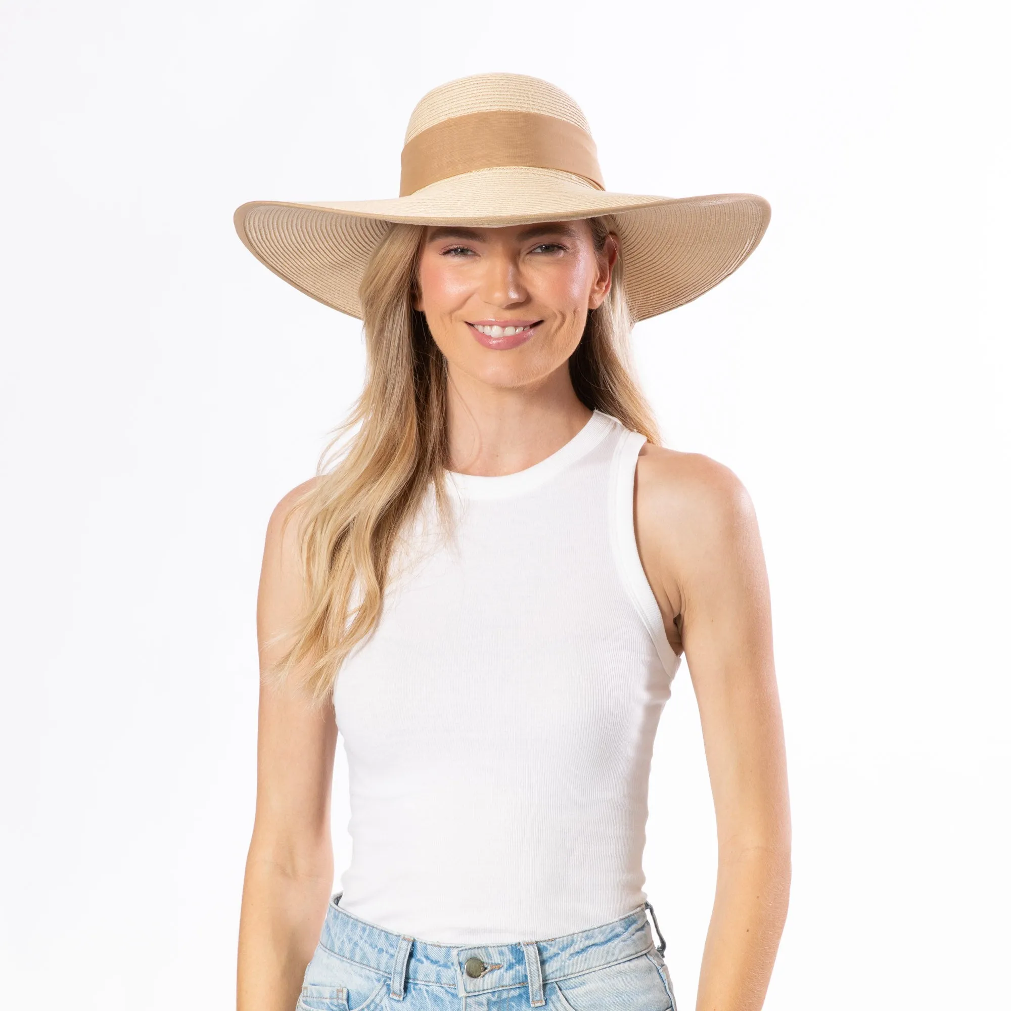 Golden - Wide Brim Round Crown sold by San Diego Hat Company product image thumbnail 5