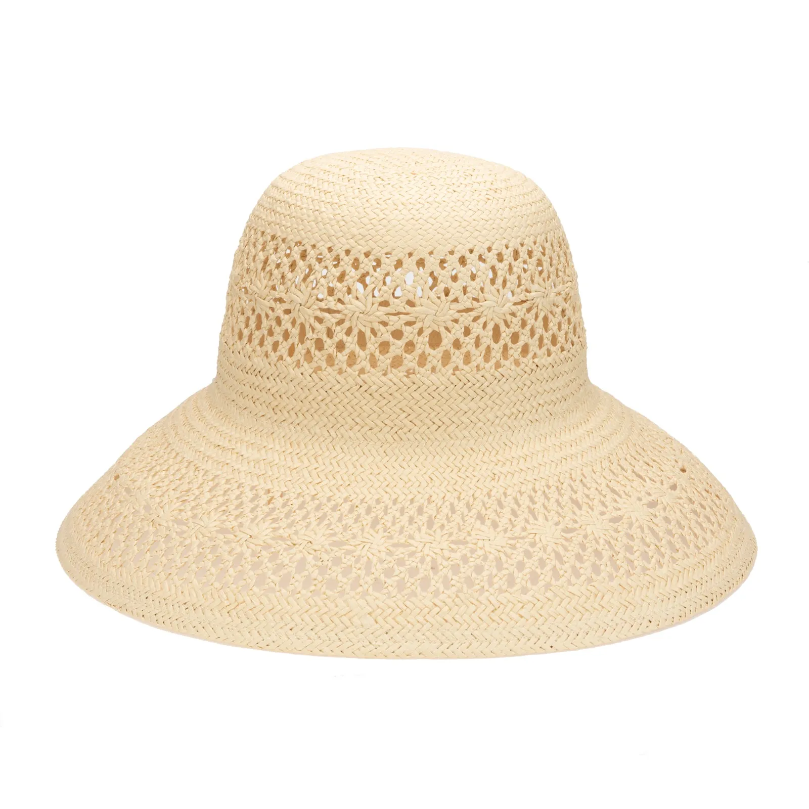 Sandy - Woven Round Crown sold by San Diego Hat Company