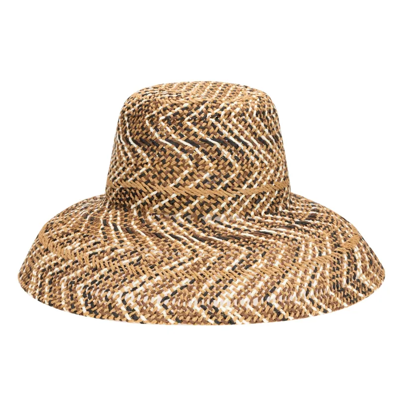 The Briza - Open Weave Round Crown sold by San Diego Hat Company
