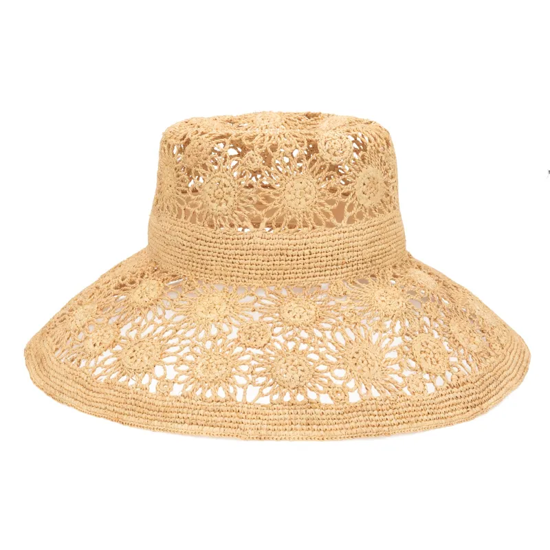 Coast - Crochet Raffia Straw Bucket Hat sold by San Diego Hat Company