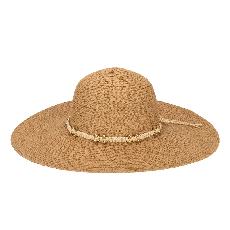 Candy - Paper Braid Round Crown made by San Diego Hat Company