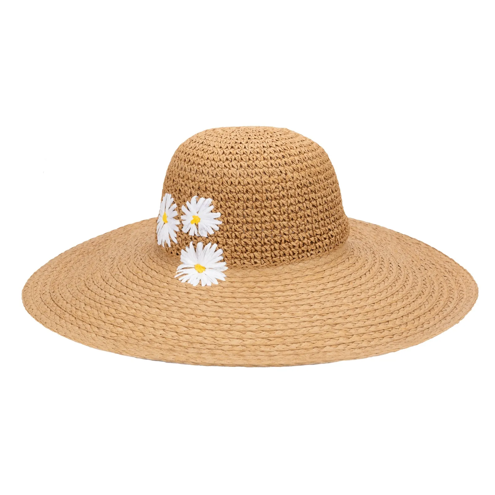 Alice - Crochet Wide Brim Floppy Hat sold by San Diego Hat Company product image thumbnail 2