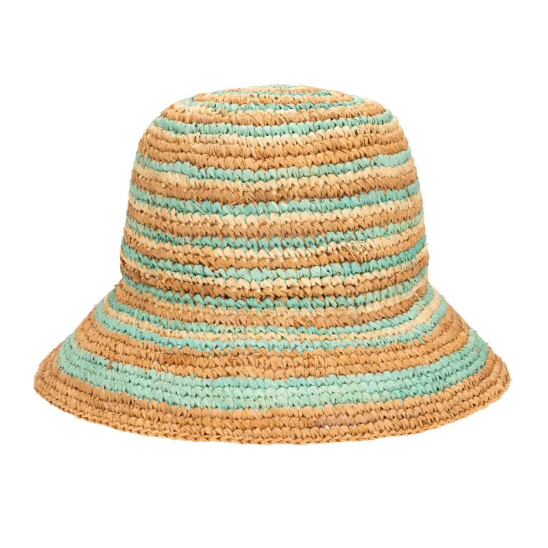 Daisy - Raffia Straw Bucket Hat sold by San Diego Hat Company