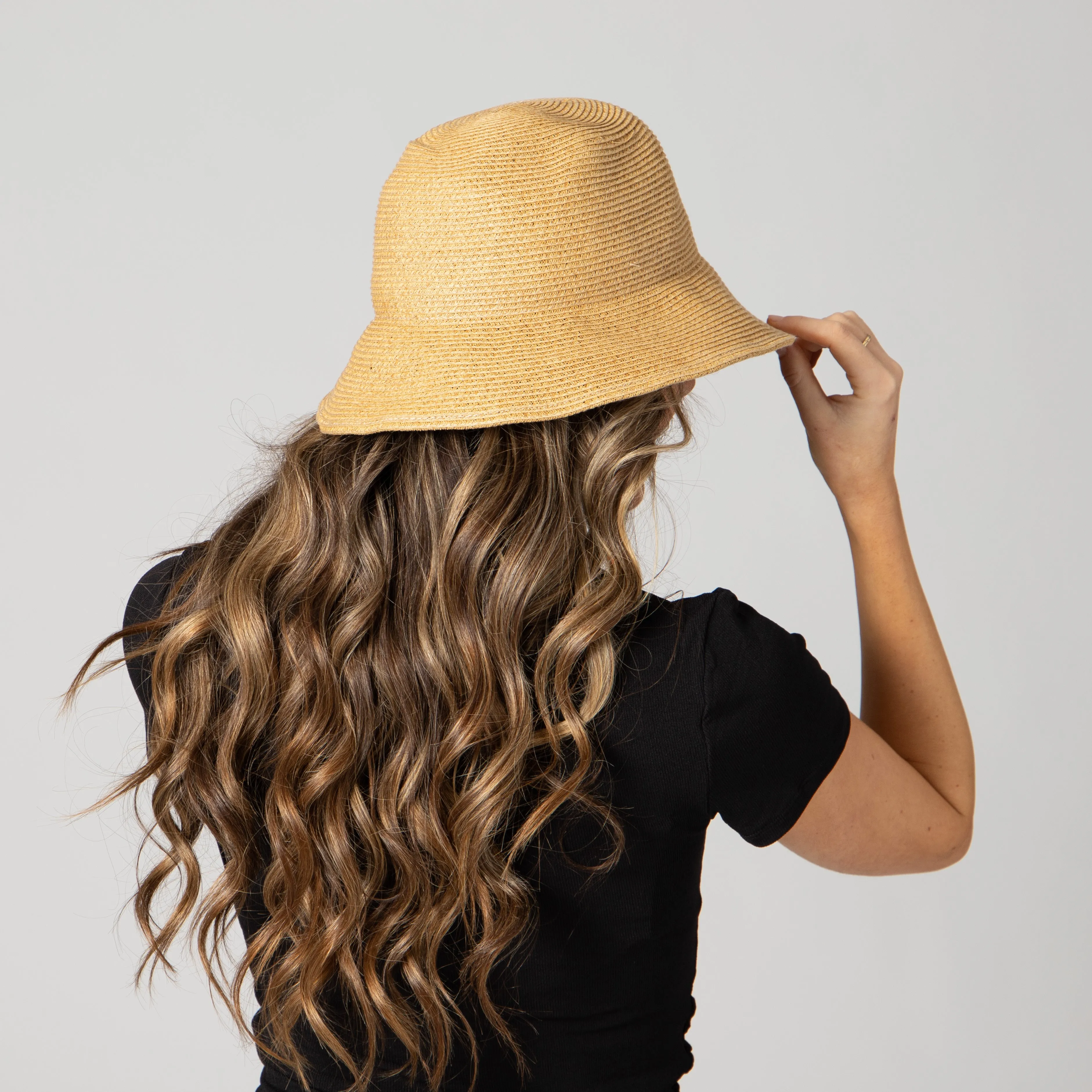 Women's Soft Paperbraid Multi-Way Bucket sold by San Diego Hat Company product image thumbnail 4