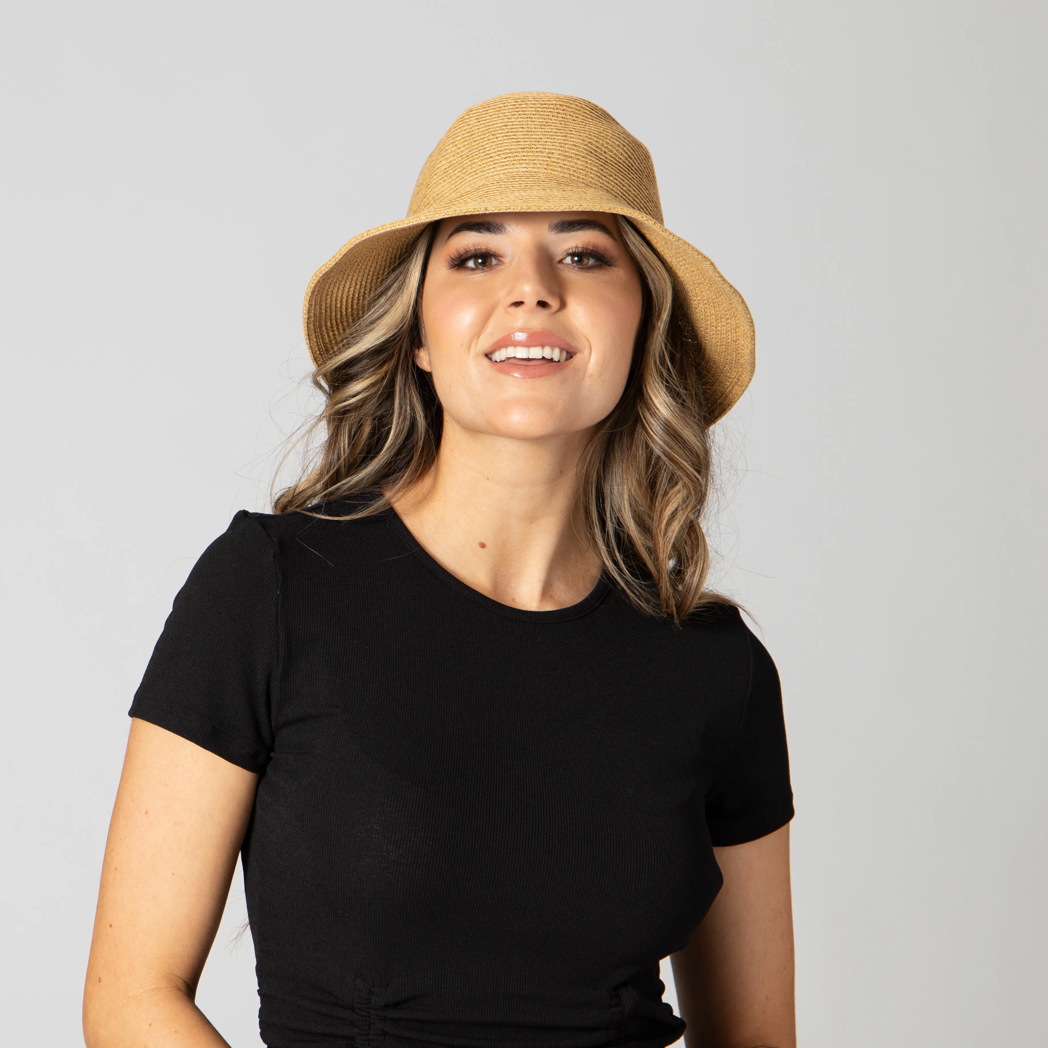 Women's Soft Paperbraid Multi-Way Bucket sold by San Diego Hat Company product image thumbnail 2