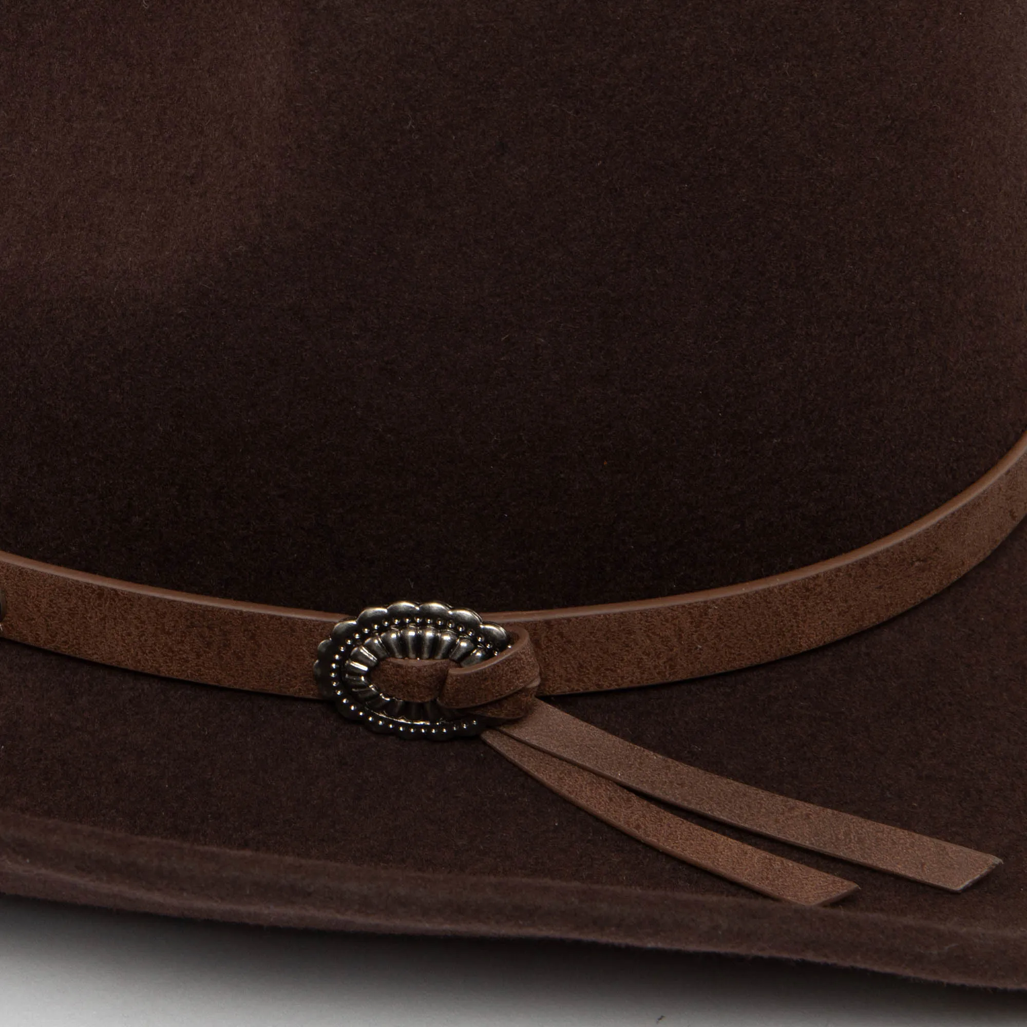Wool Pinch Crown Cowboy with Leather Band by FRYE sold by San Diego Hat Company product image thumbnail 2