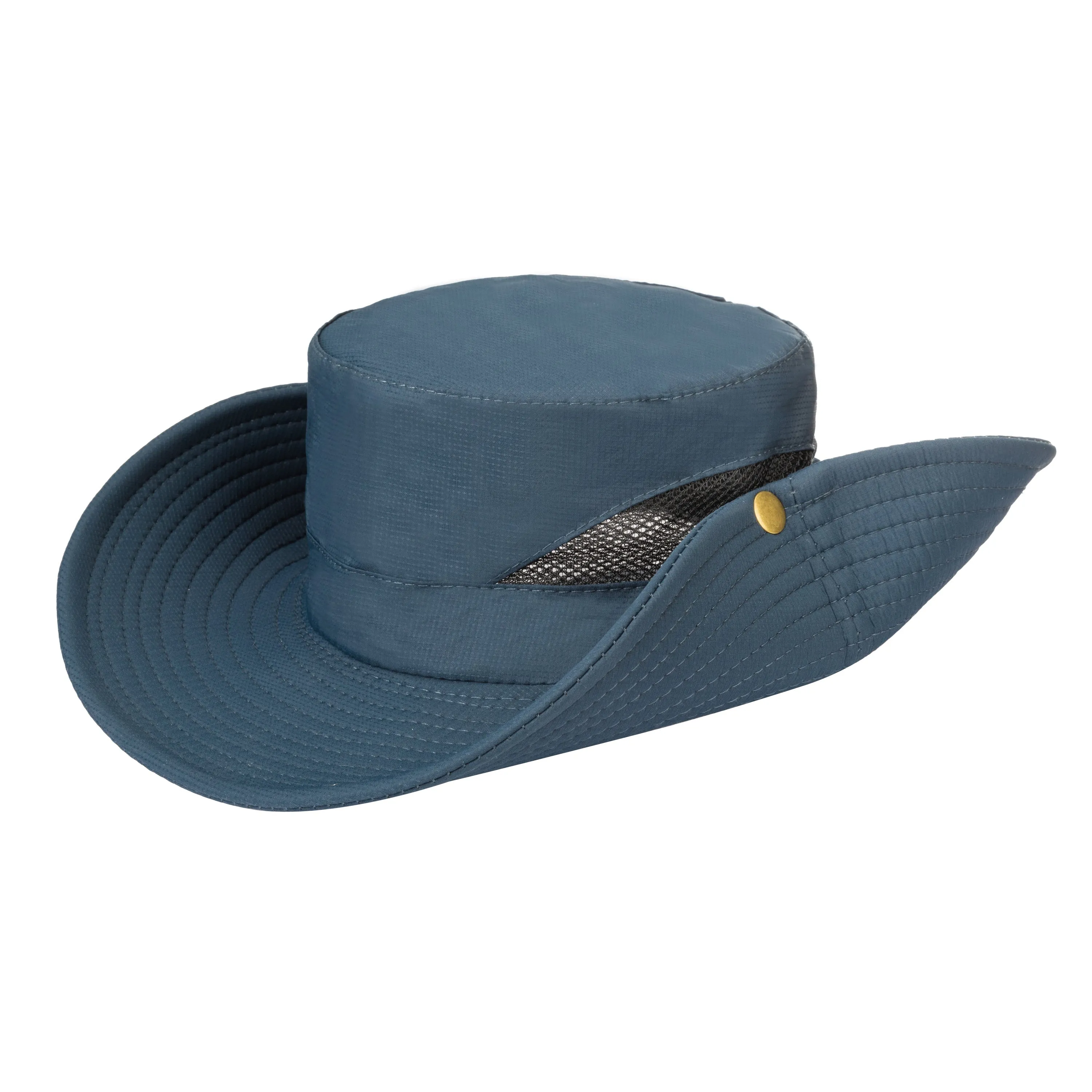 Men's Floatable Wide Brim Sun Hat With Mesh Crown Inset sold by San Diego Hat Company product image thumbnail 4